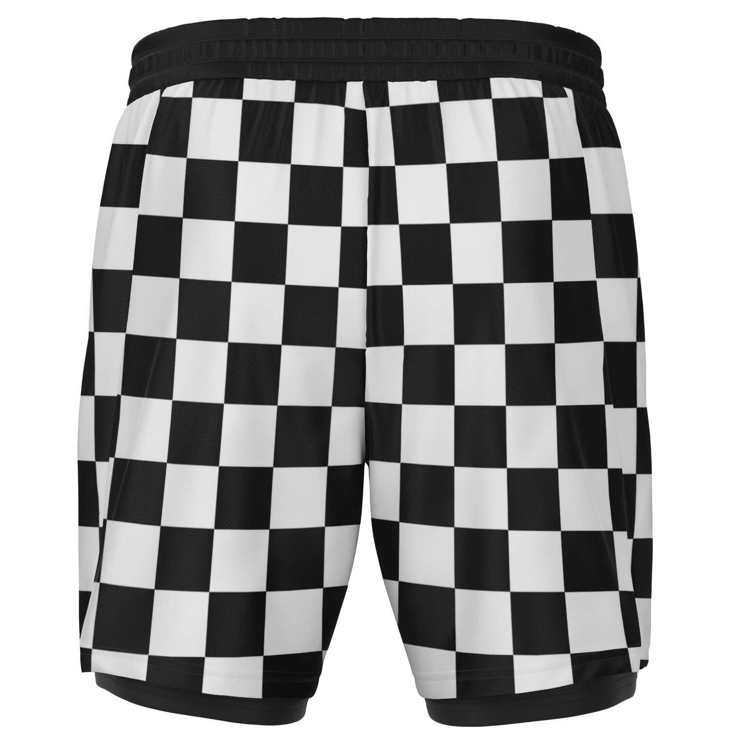 Men's 2-in-1 Shorts - Chess Board