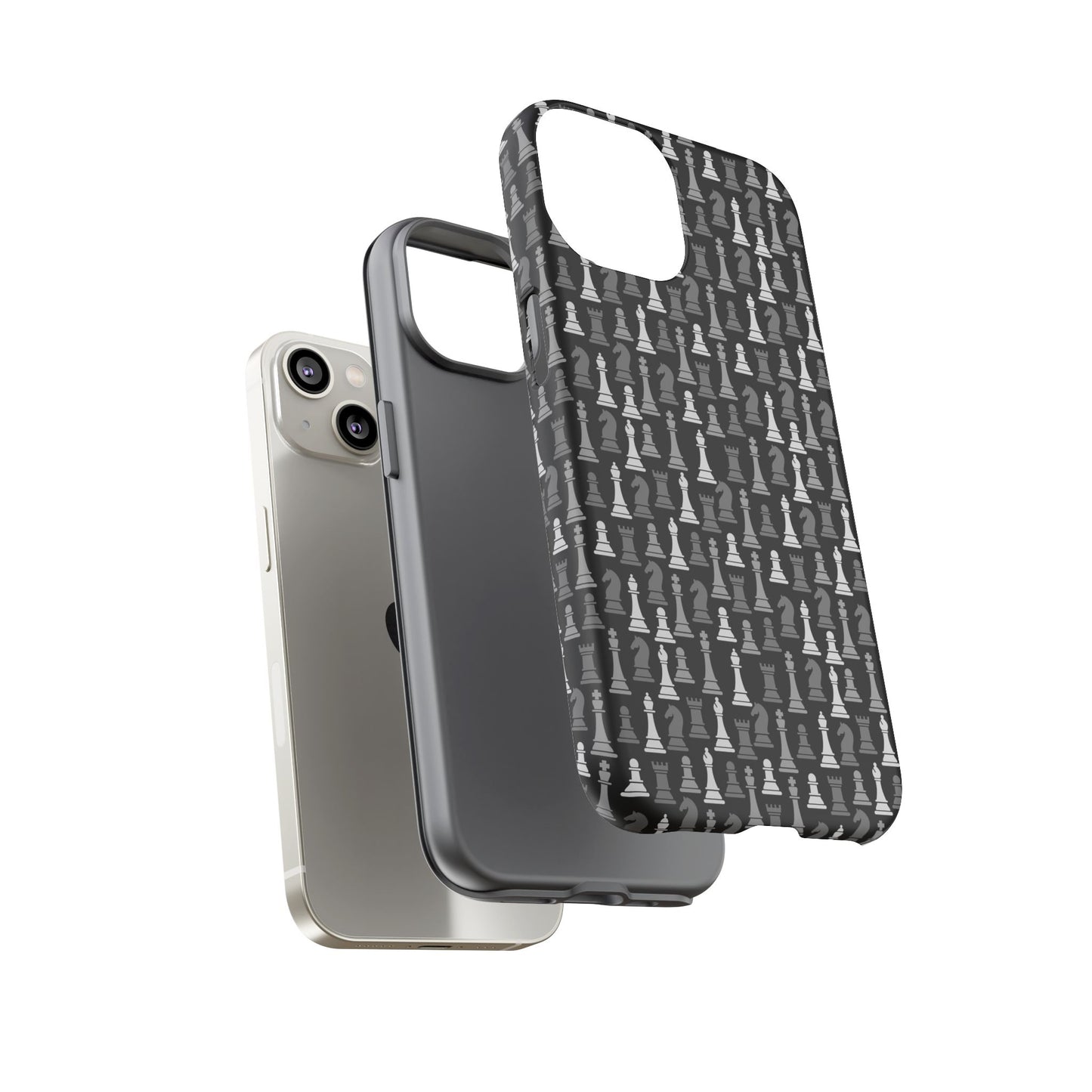 Chess Phone Case - Bold Black