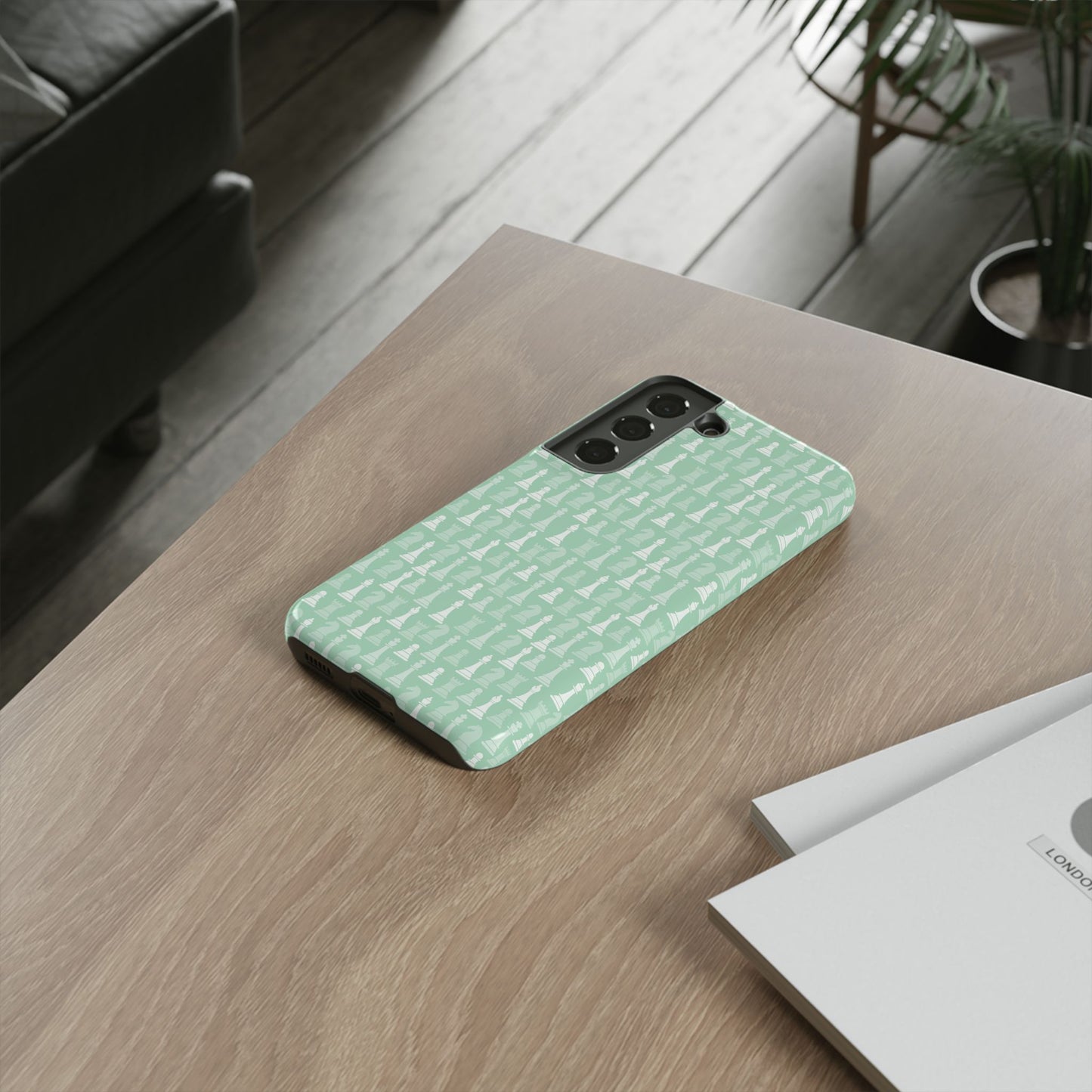 Chess Phone Case - Muted Mint
