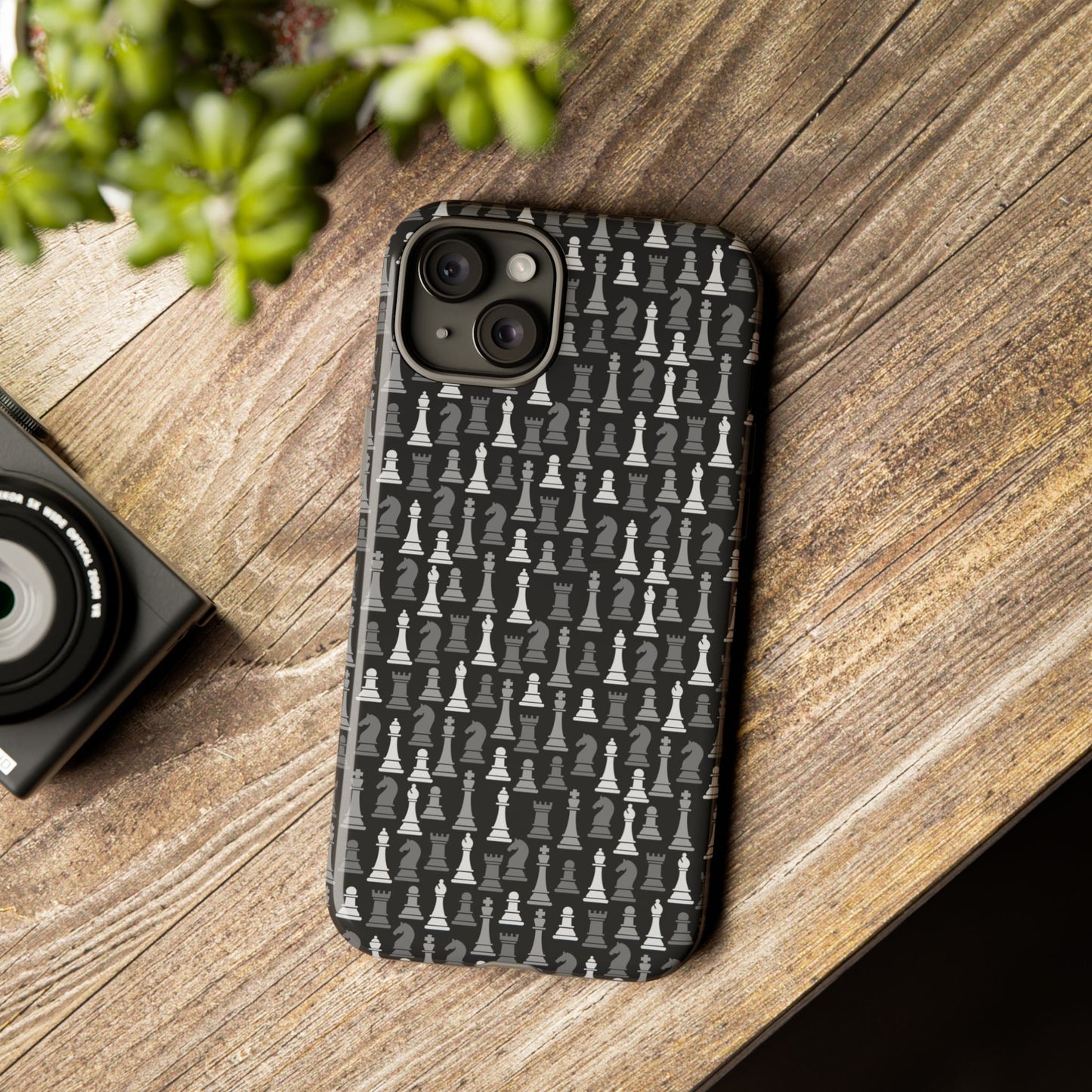 Chess Phone Case - Bold Black