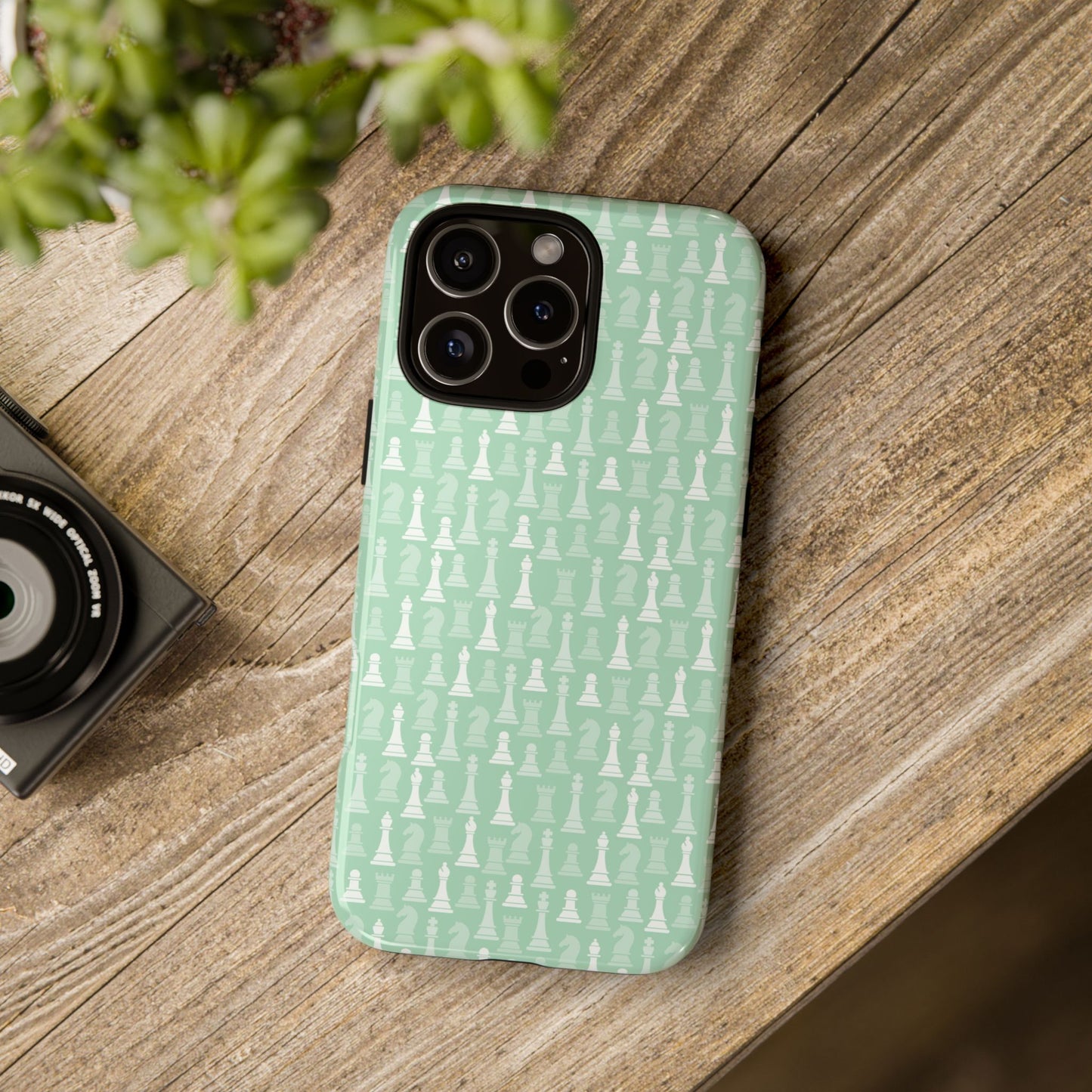 Chess Phone Case - Muted Mint
