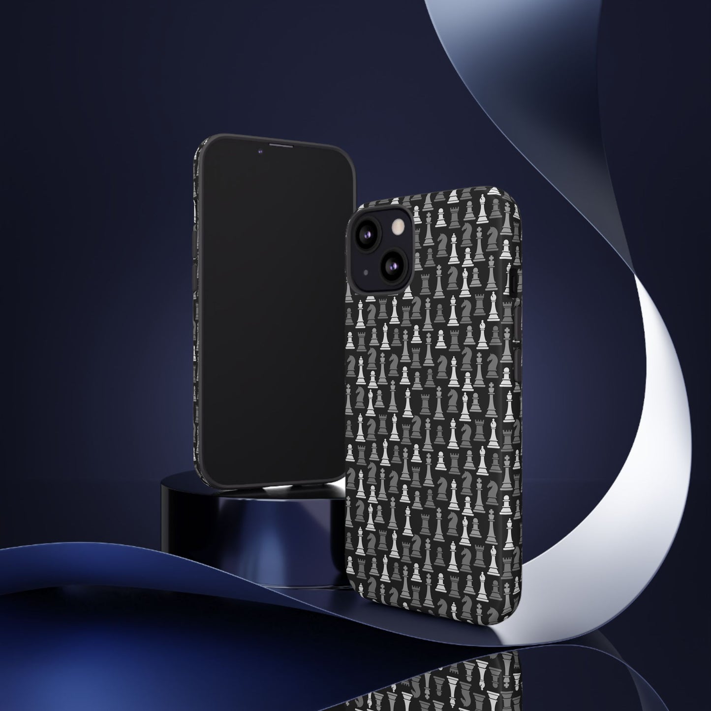 Chess Phone Case - Bold Black