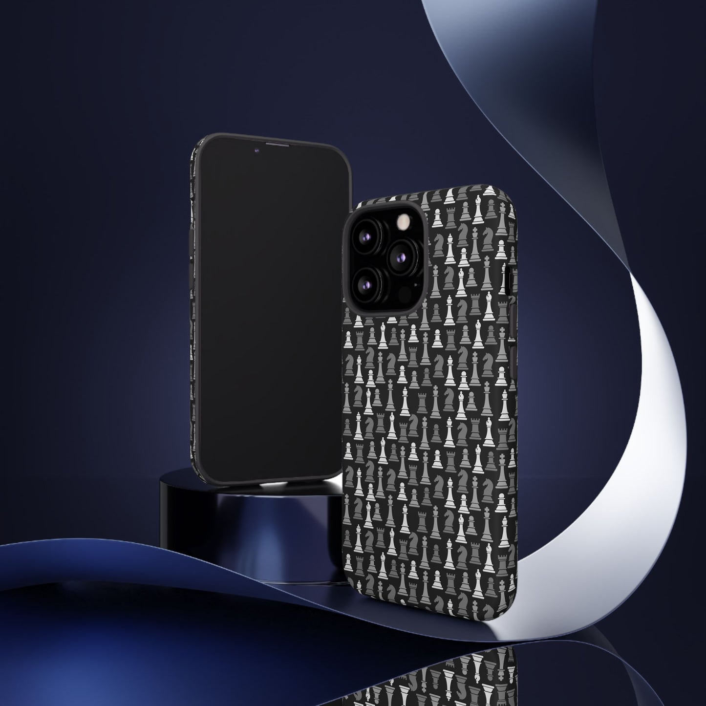 Chess Phone Case - Bold Black
