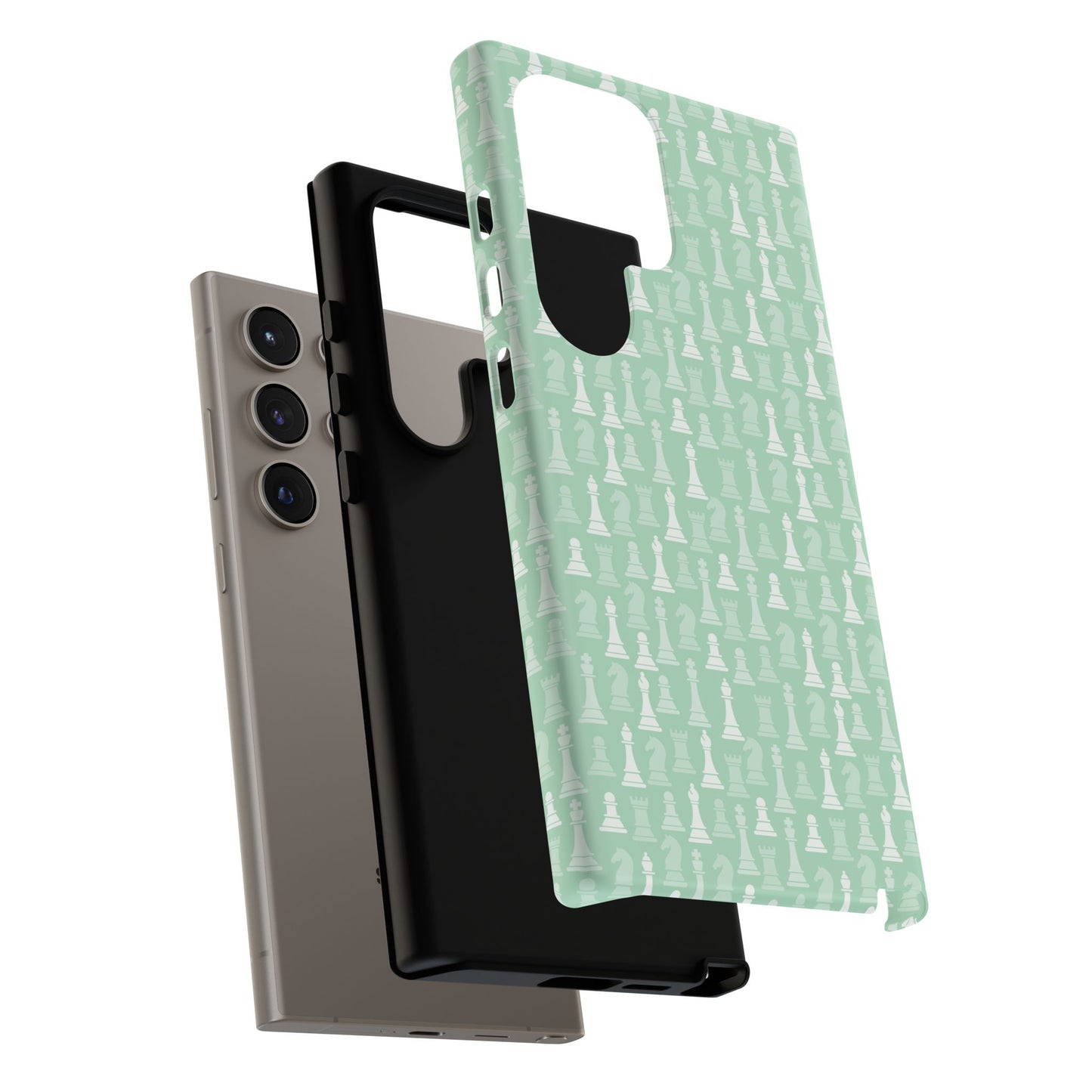 Chess Phone Case - Muted Mint