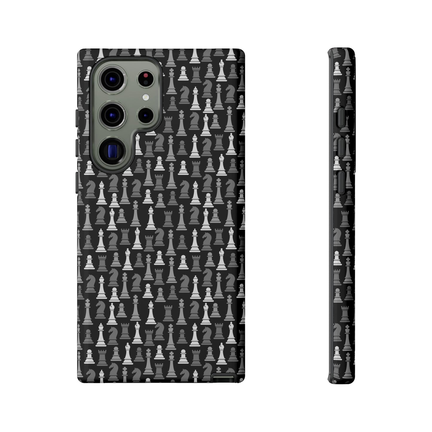 Chess Phone Case - Bold Black