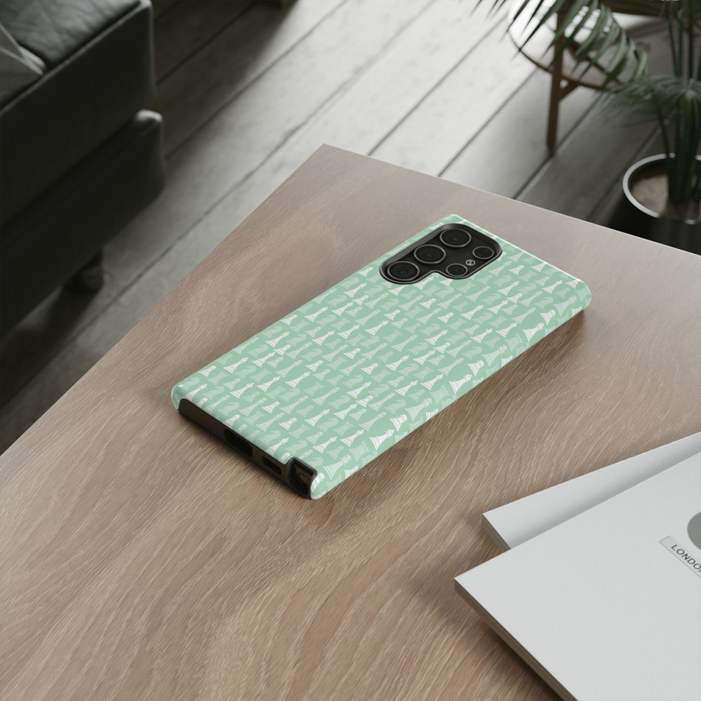 Chess Phone Case - Muted Mint