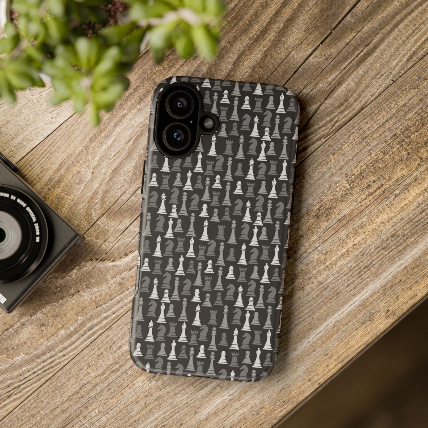 Chess Phone Case - Bold Black