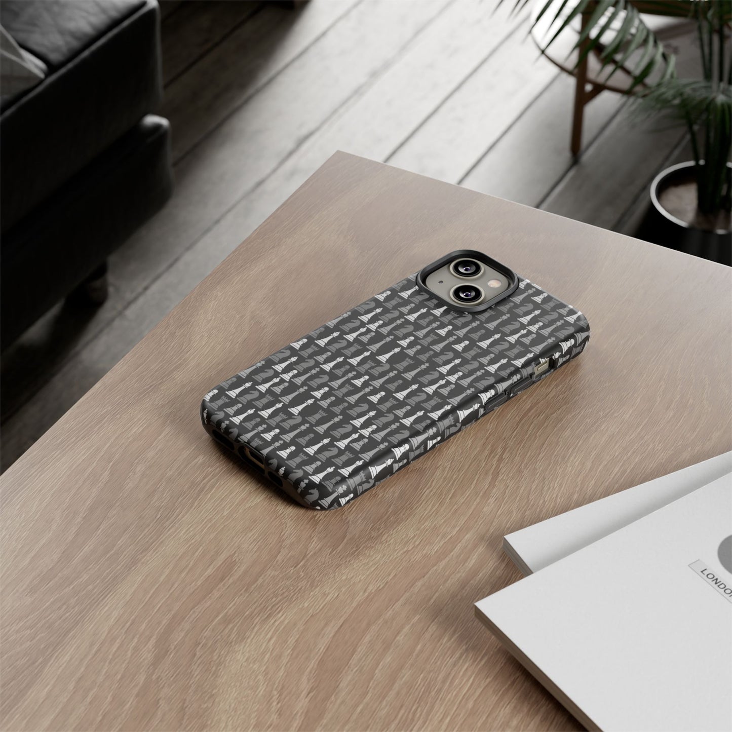 Chess Phone Case - Bold Black