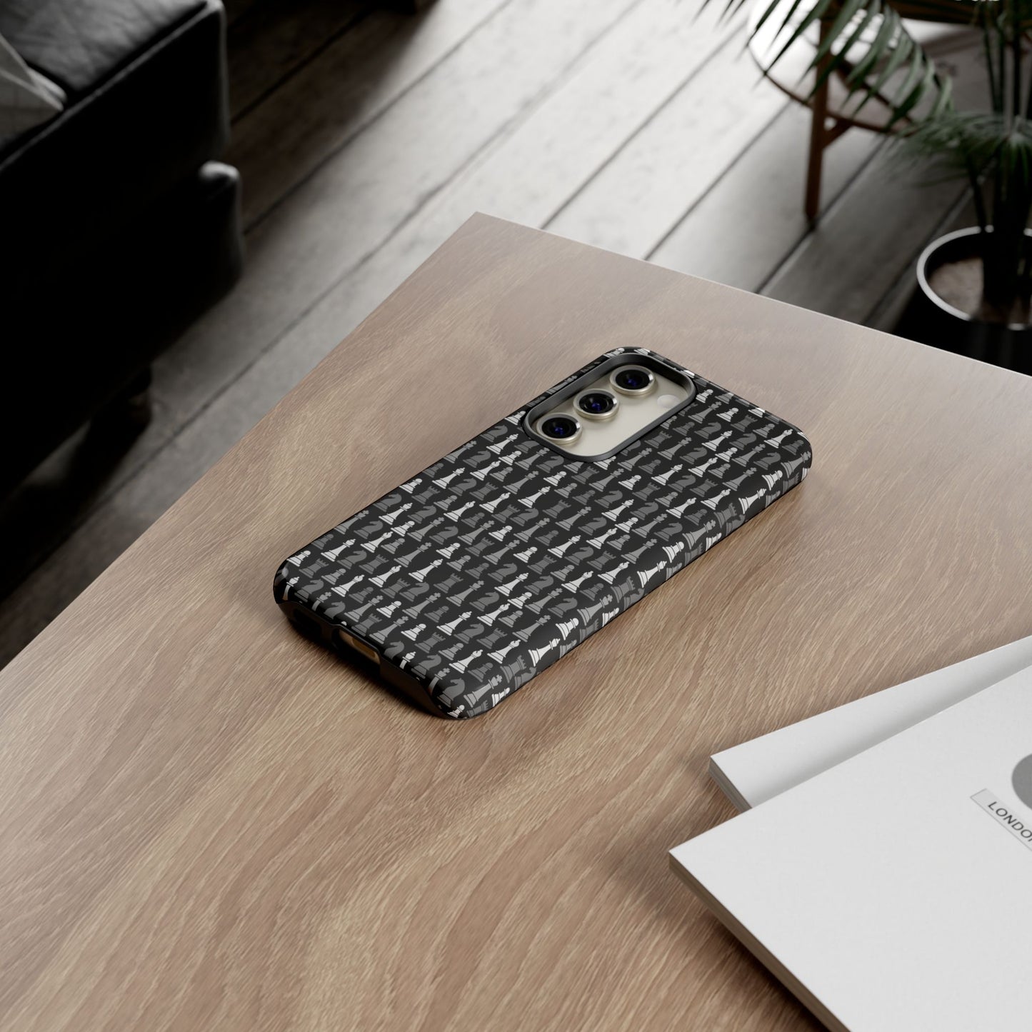 Chess Phone Case - Bold Black