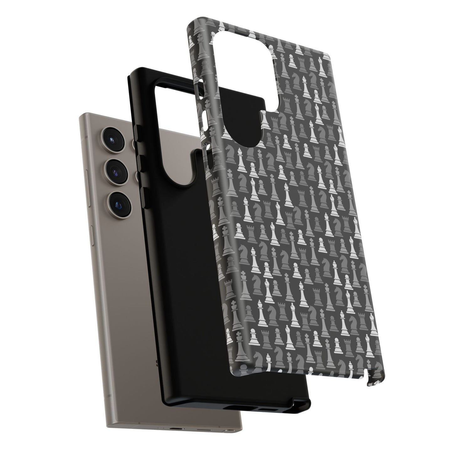 Chess Phone Case - Bold Black