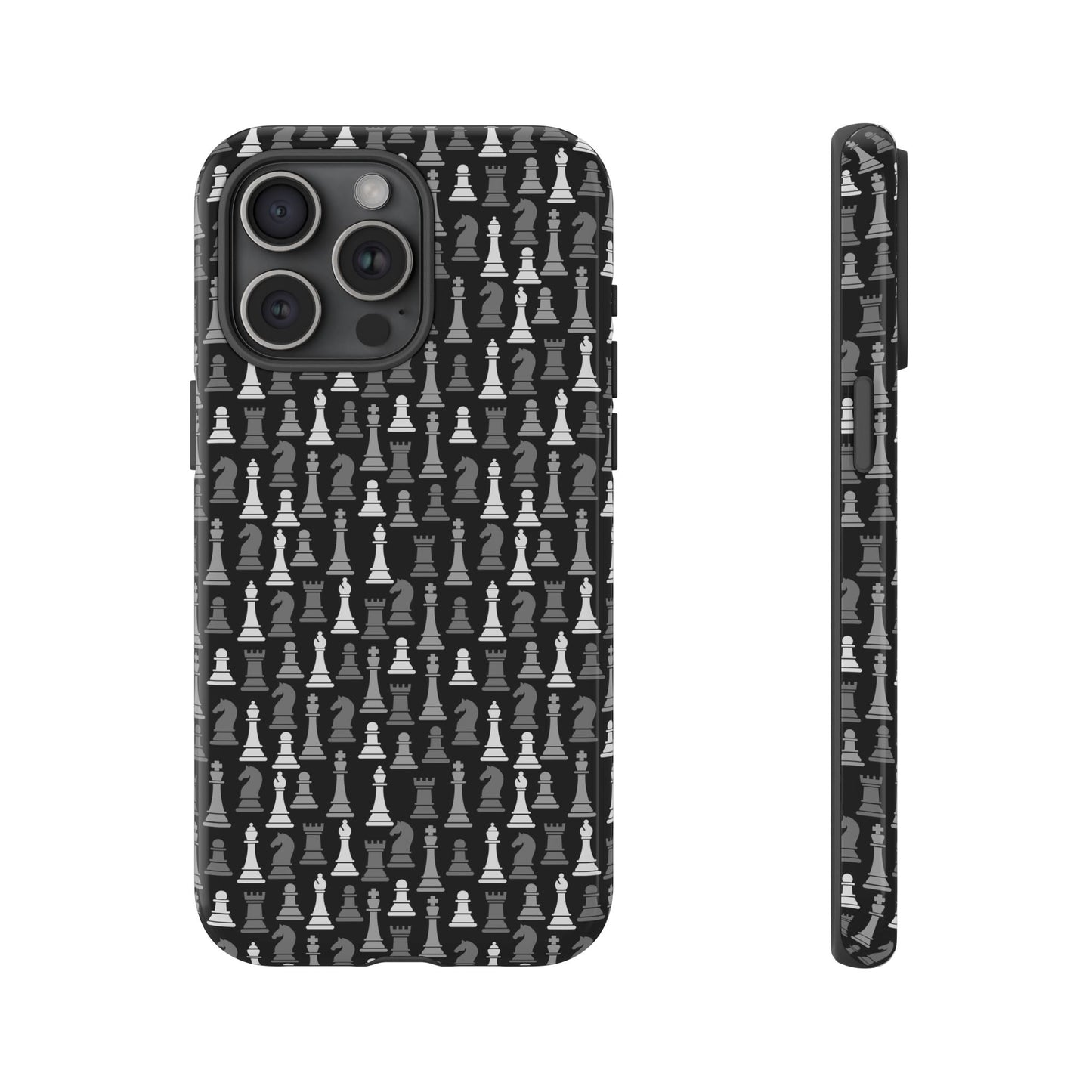 Chess Phone Case - Bold Black
