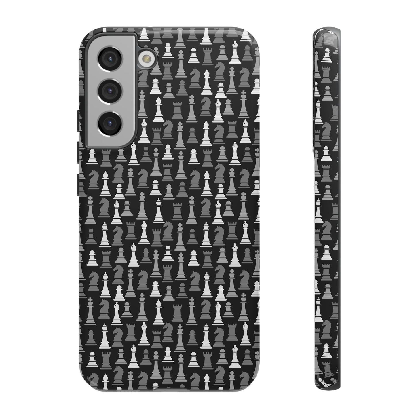 Chess Phone Case - Bold Black