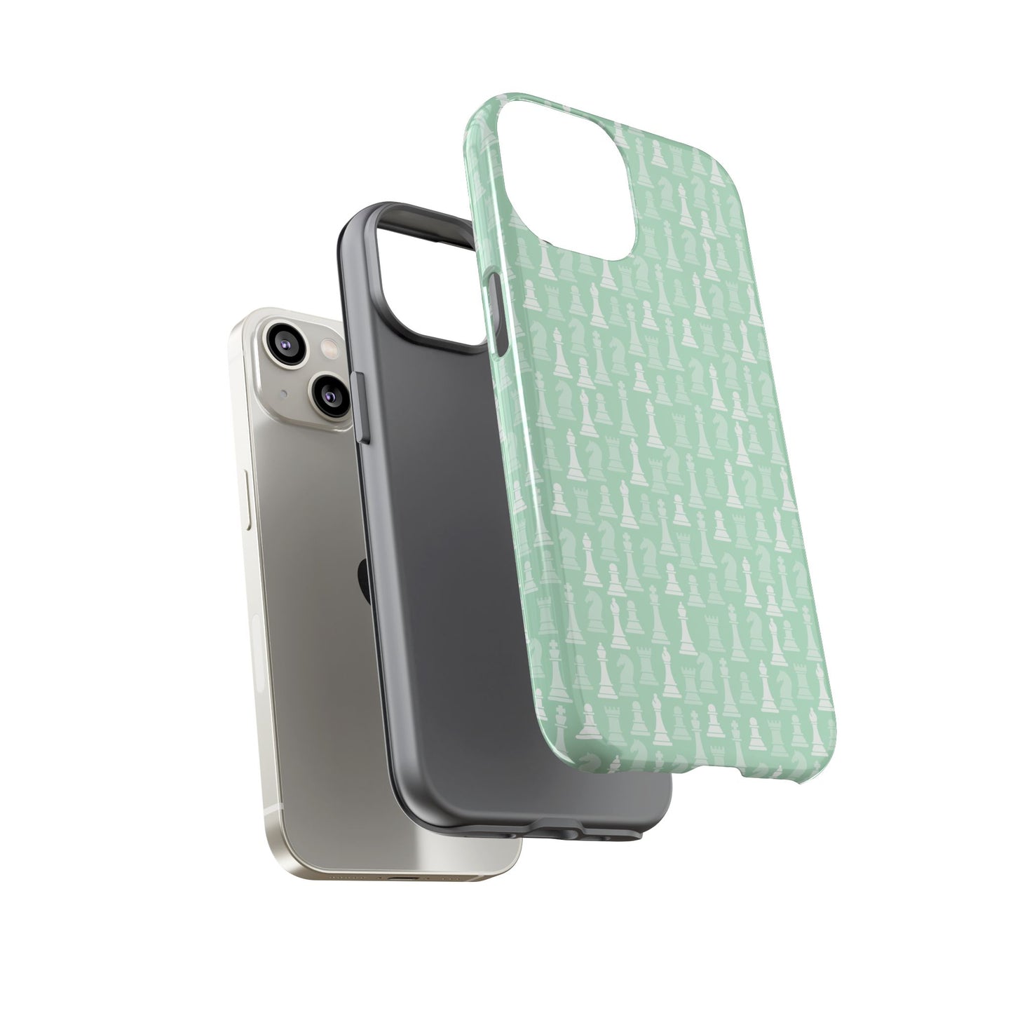 Chess Phone Case - Muted Mint