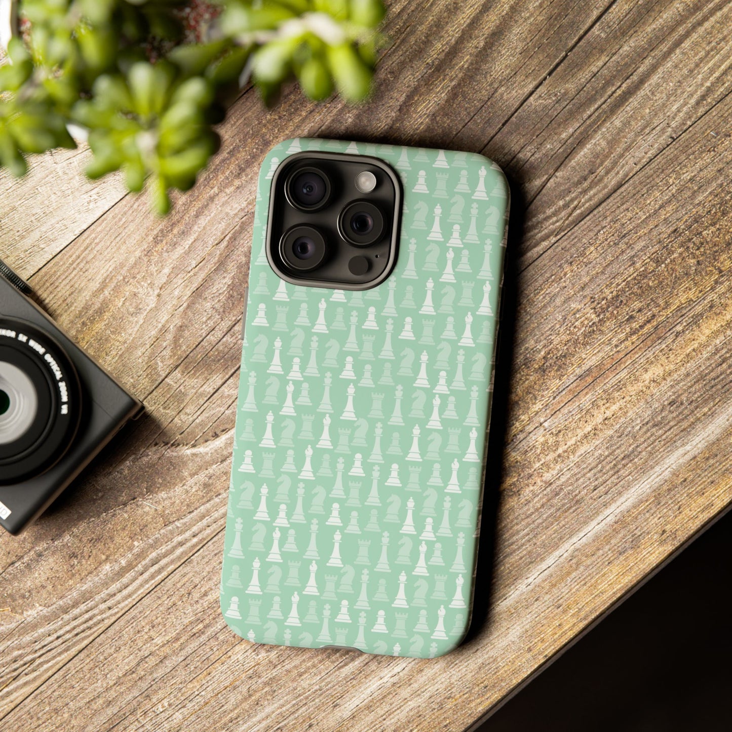 Chess Phone Case - Muted Mint
