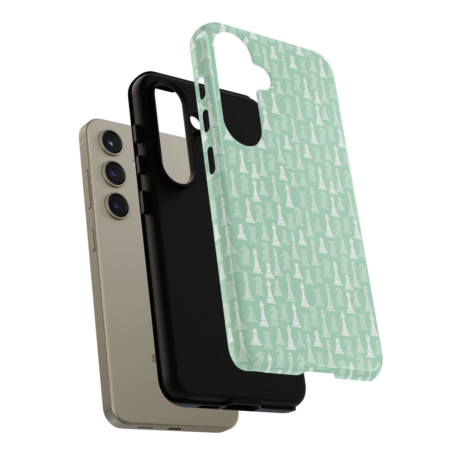 Chess Phone Case - Muted Mint