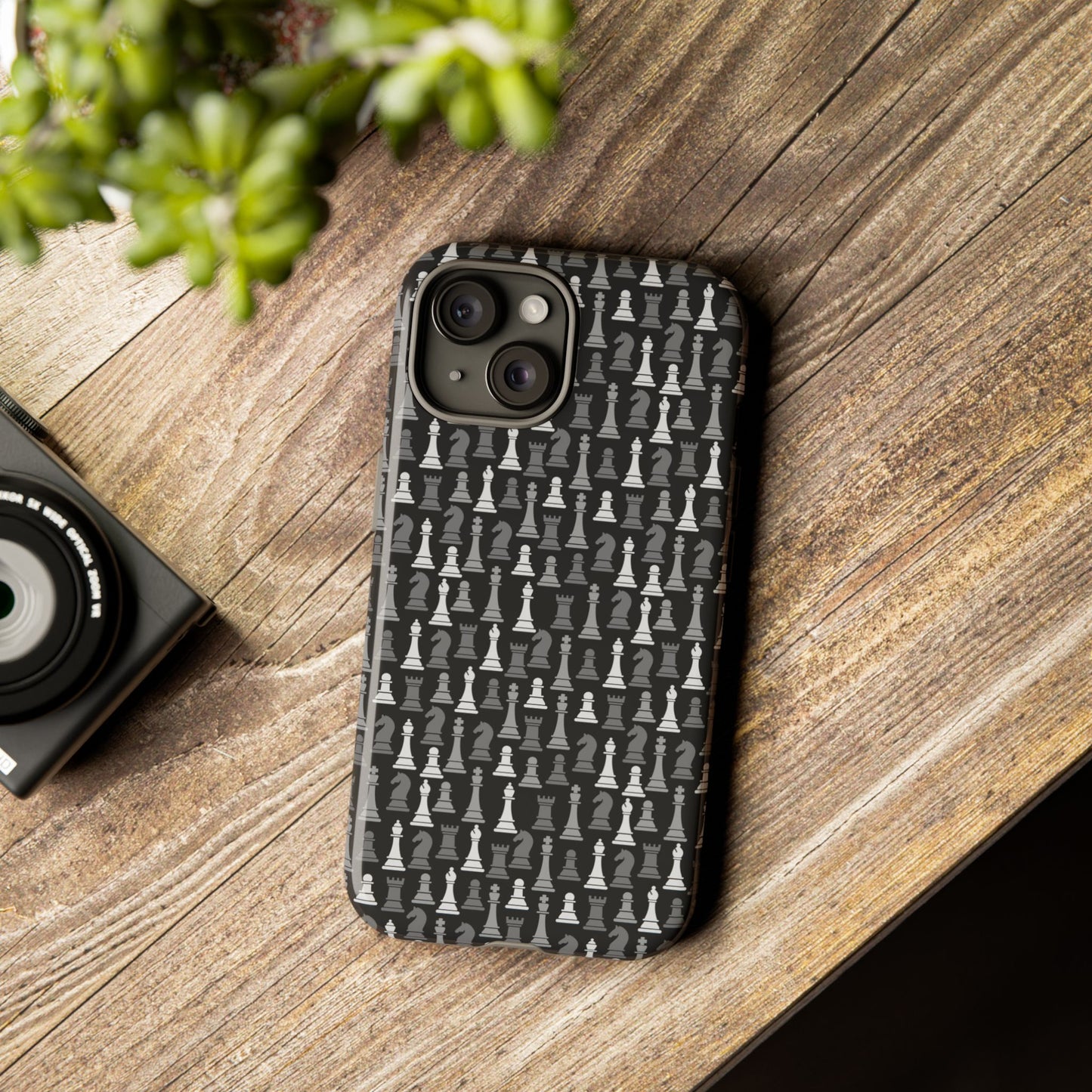 Chess Phone Case - Bold Black
