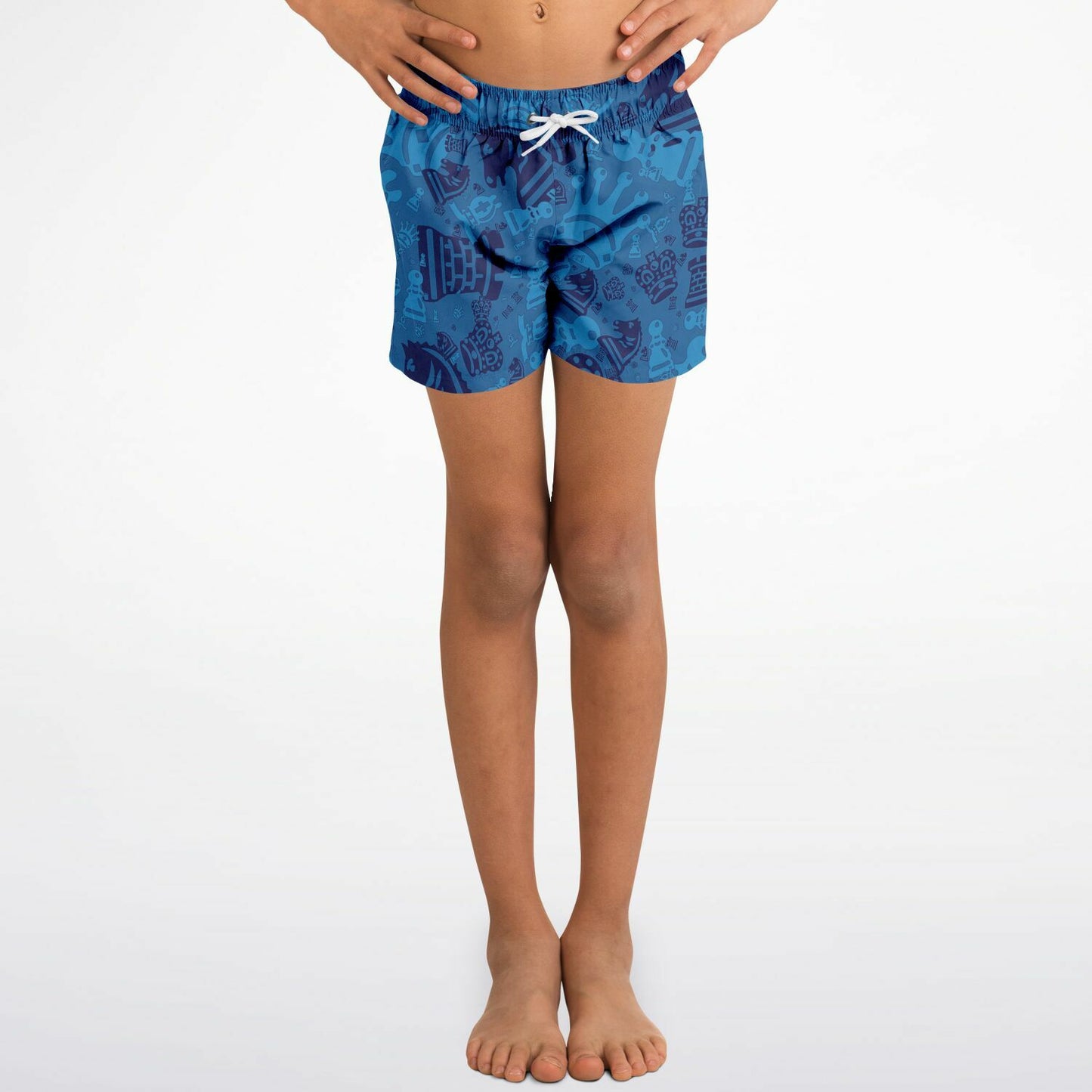 Kids Swim Trunks - Bold Blue
