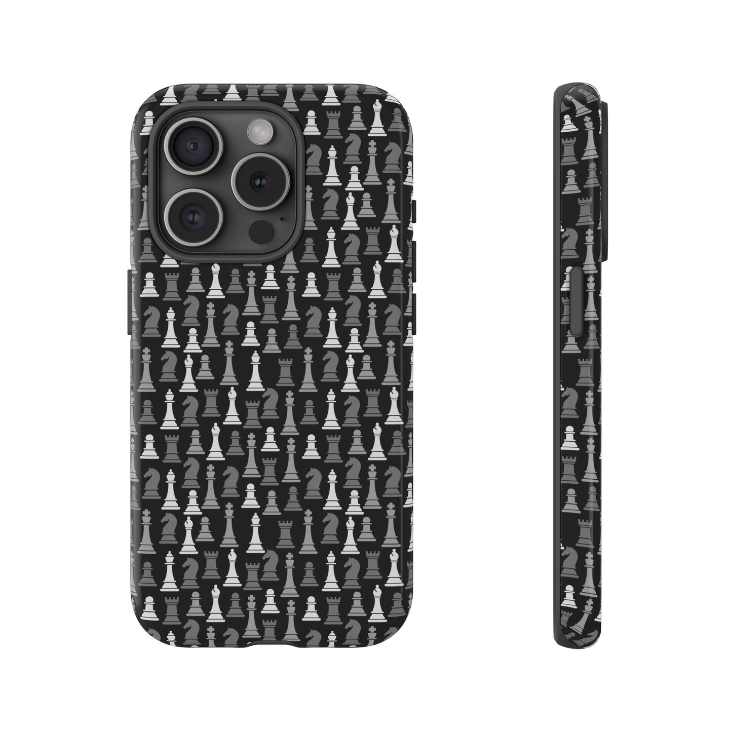 Chess Phone Case - Bold Black