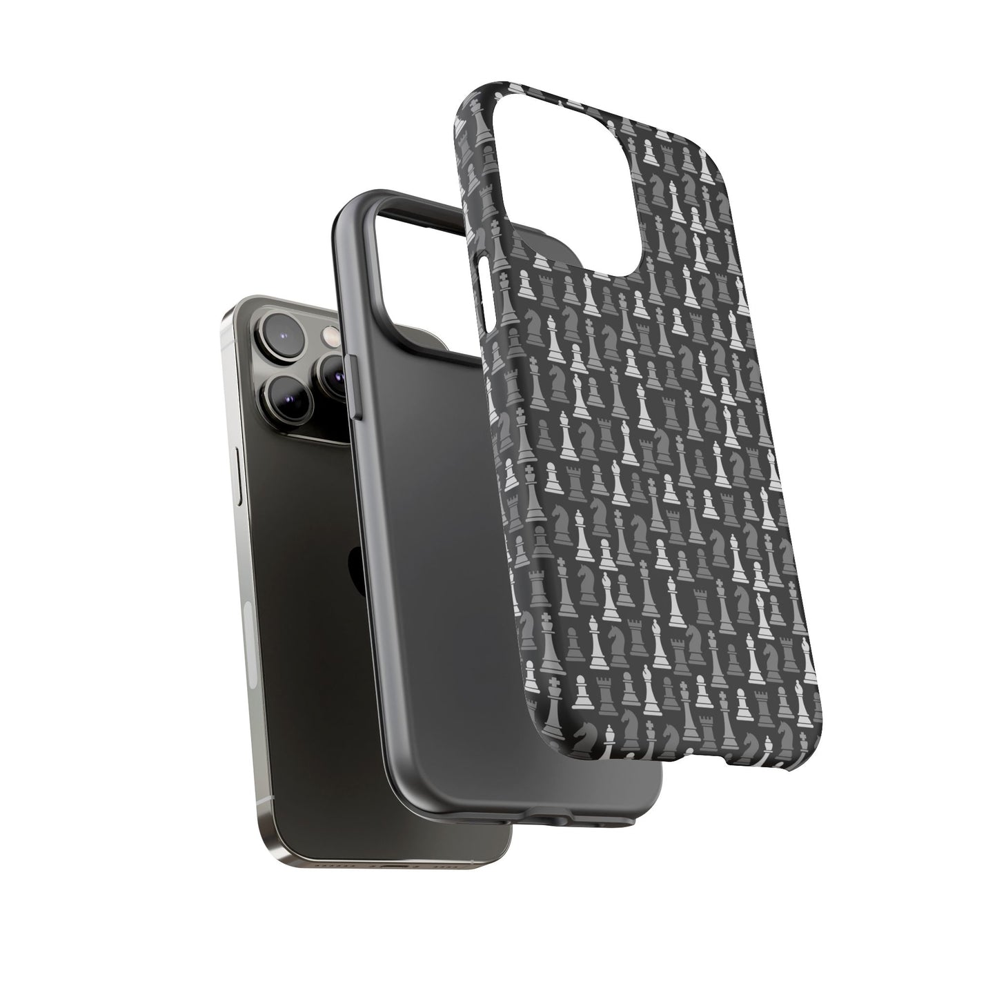 Chess Phone Case - Bold Black