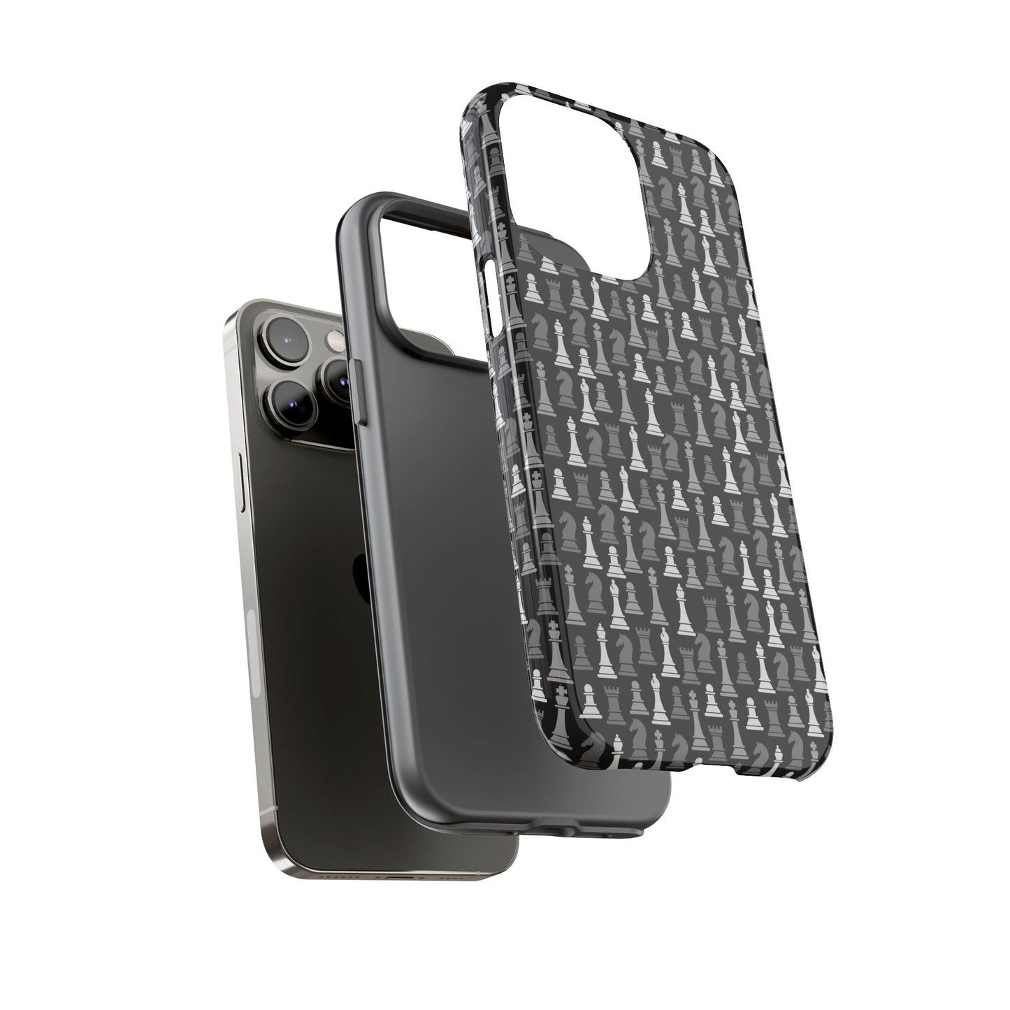 Chess Phone Case - Bold Black