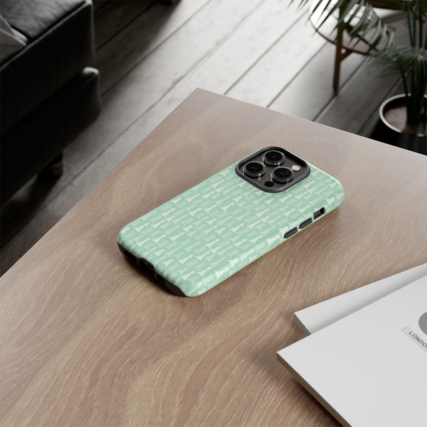 Chess Phone Case - Muted Mint