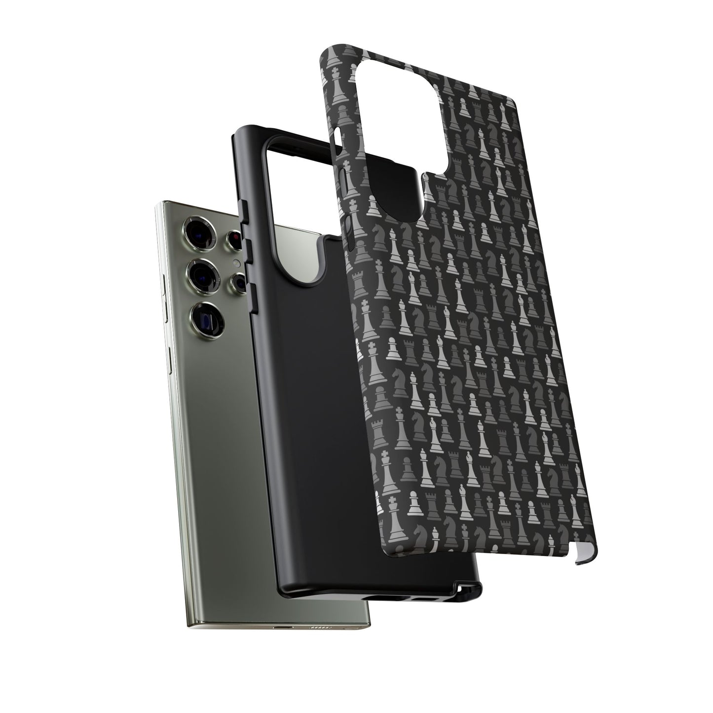 Chess Phone Case - Bold Black