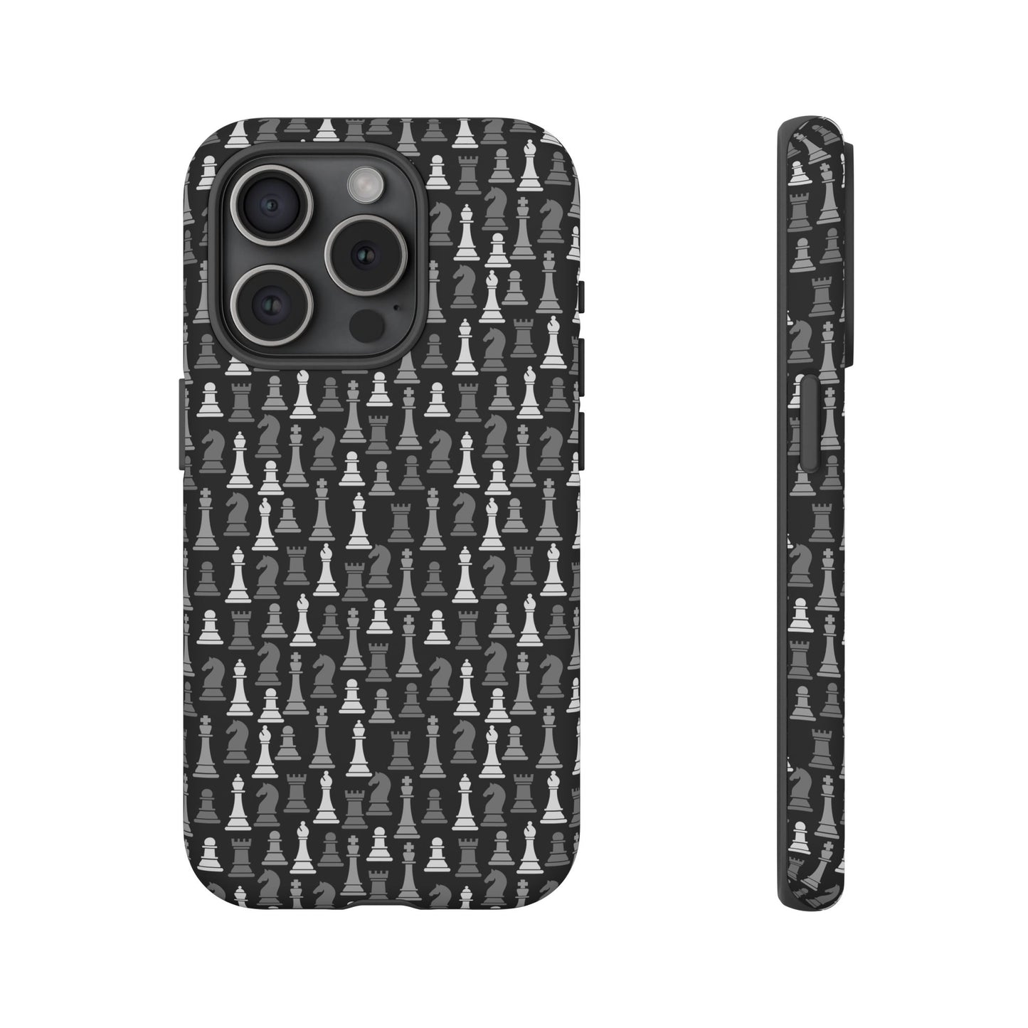 Chess Phone Case - Bold Black
