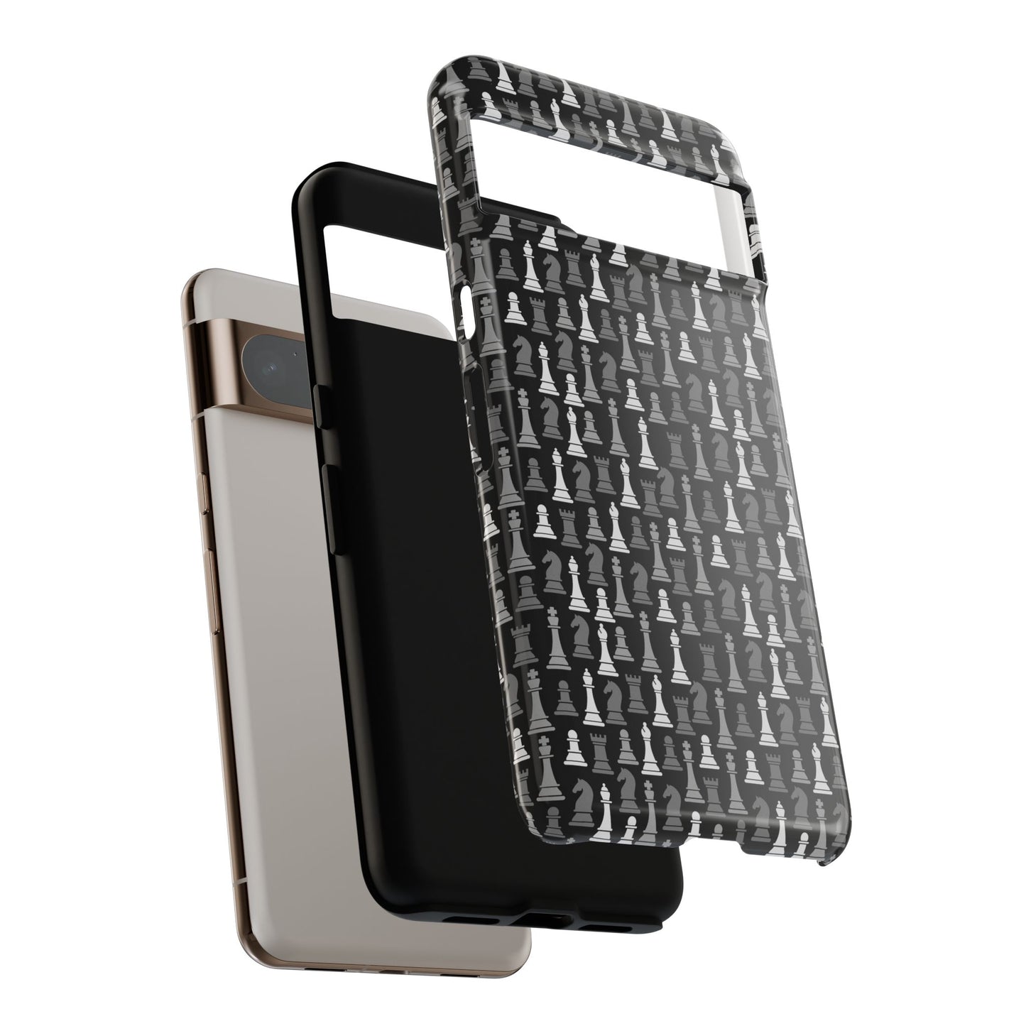 Chess Phone Case - Bold Black