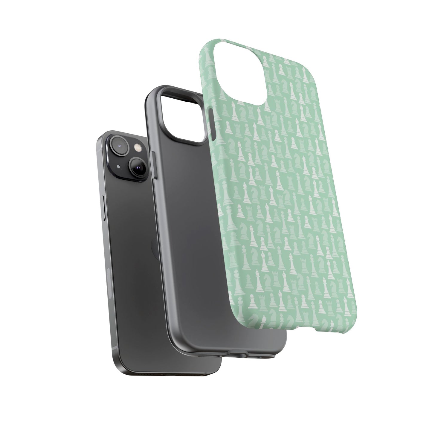Chess Phone Case - Muted Mint