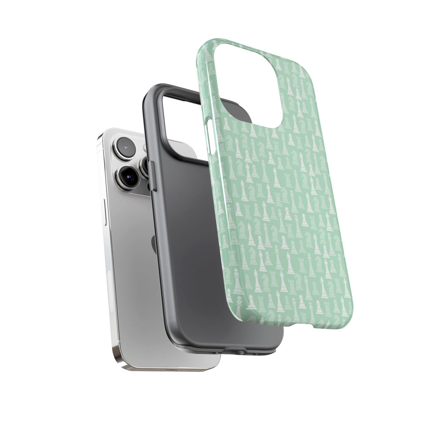 Chess Phone Case - Muted Mint