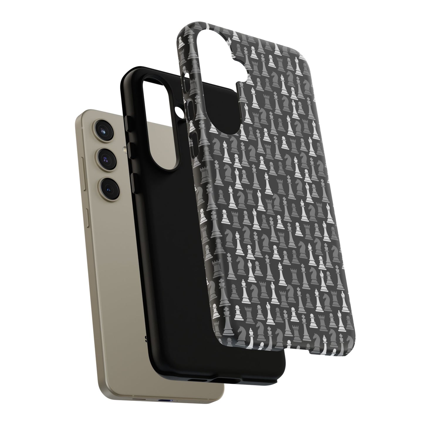 Chess Phone Case - Bold Black