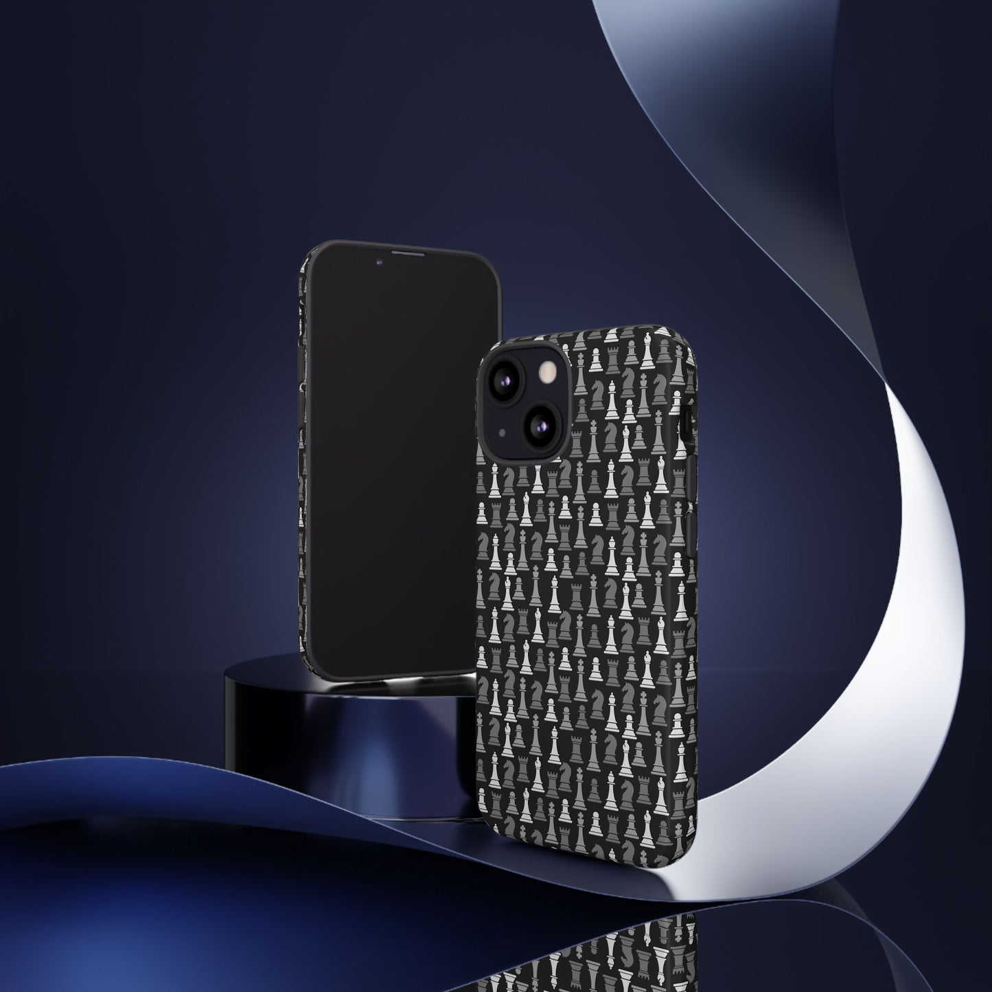 Chess Phone Case - Bold Black