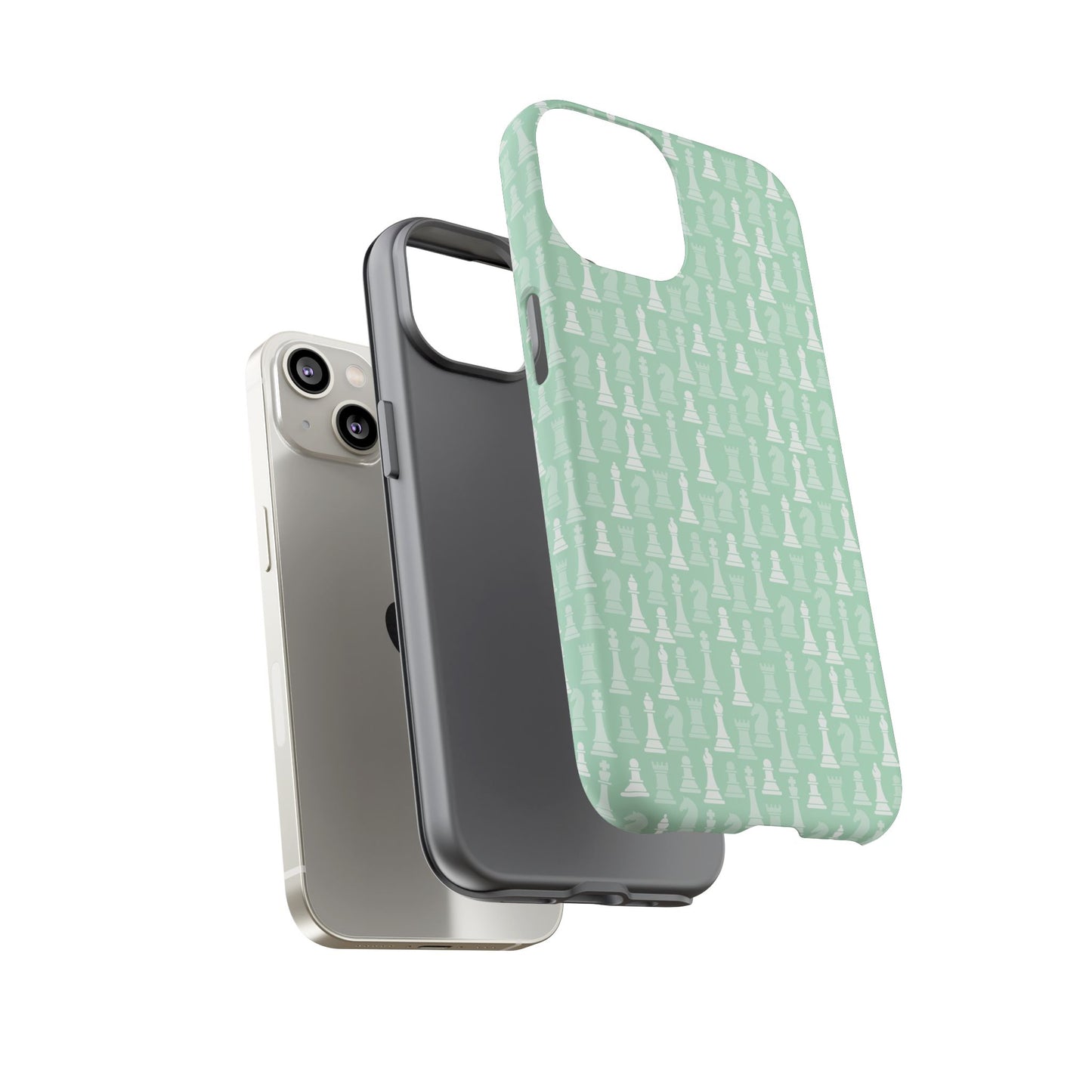 Chess Phone Case - Muted Mint