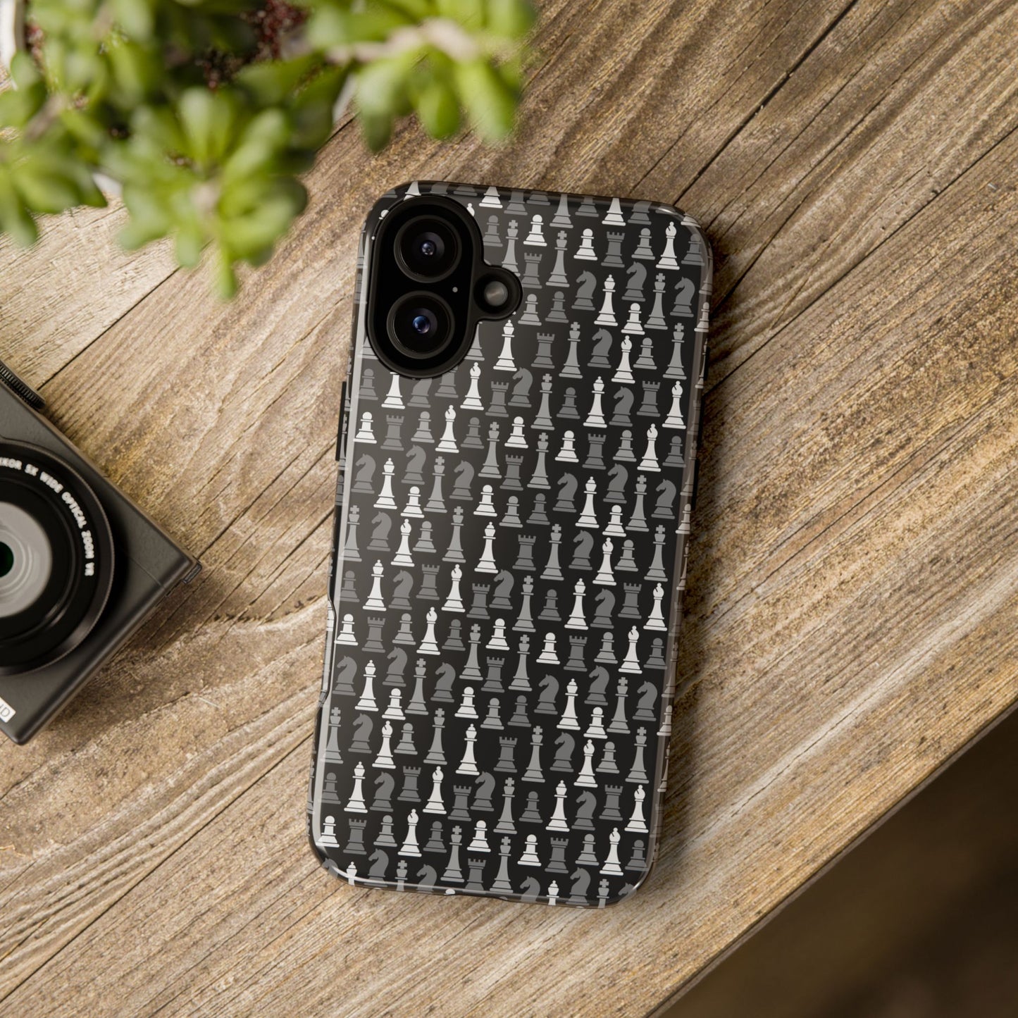 Chess Phone Case - Bold Black