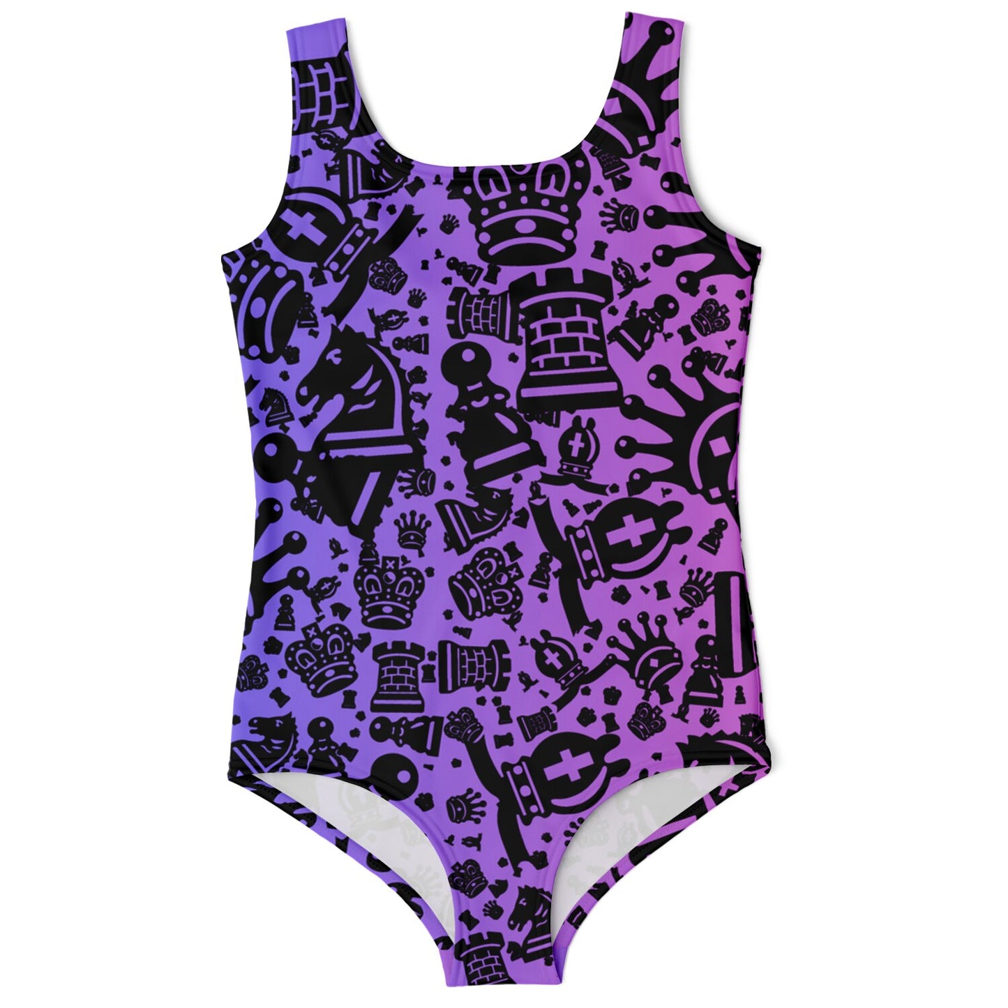 Kids One-Piece Swimsuit - Pink and Purple