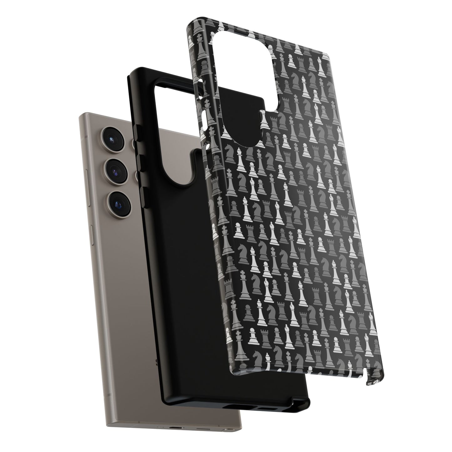 Chess Phone Case - Bold Black