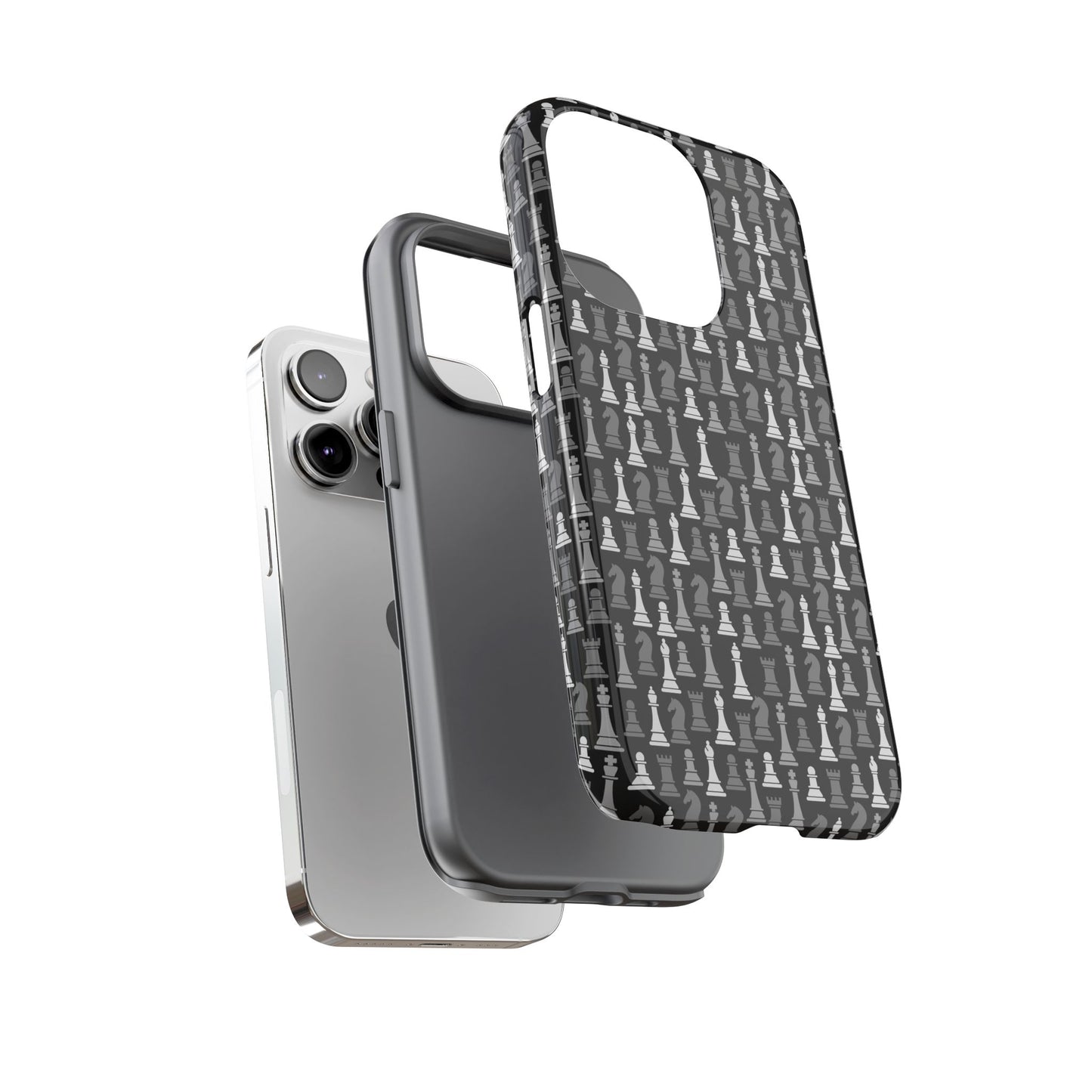 Chess Phone Case - Bold Black