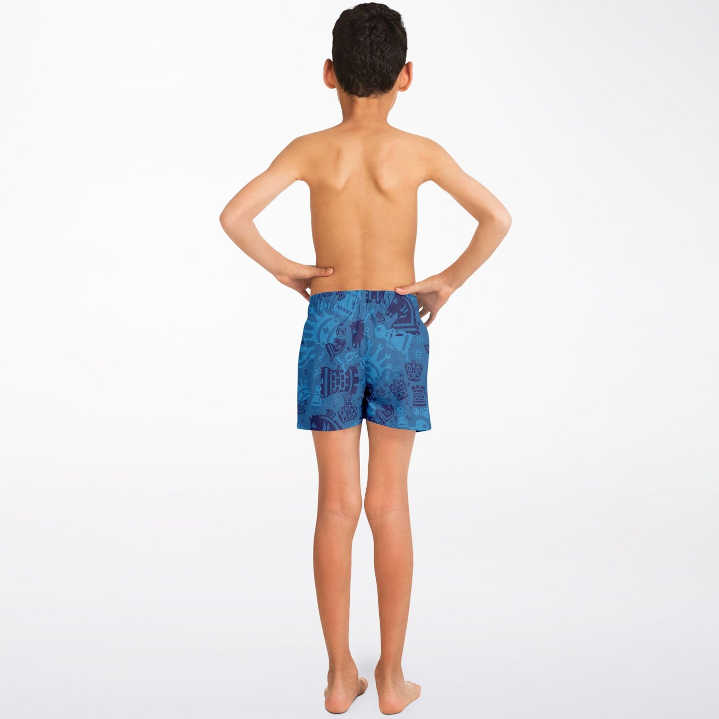 Kids Swim Trunks - Bold Blue