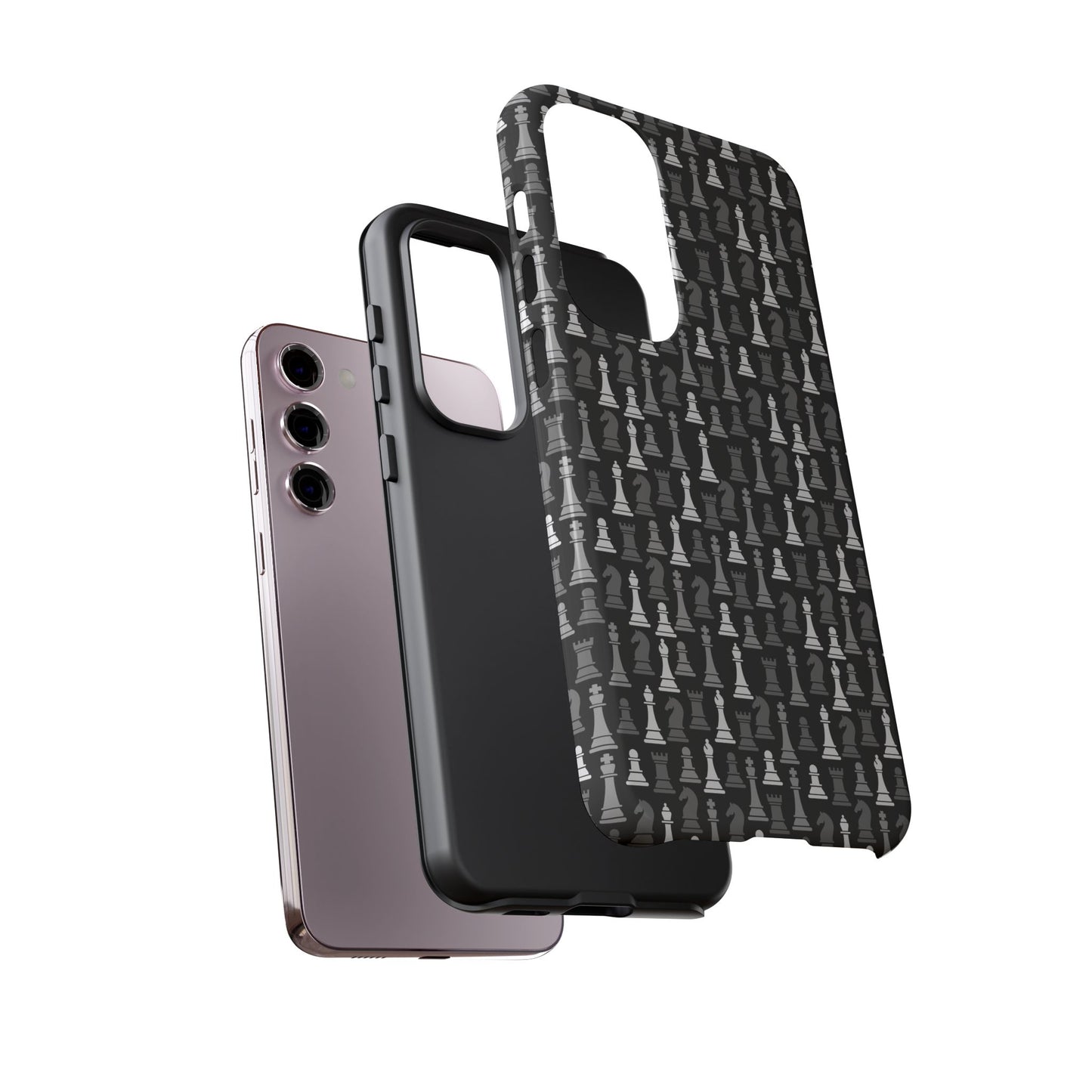 Chess Phone Case - Bold Black