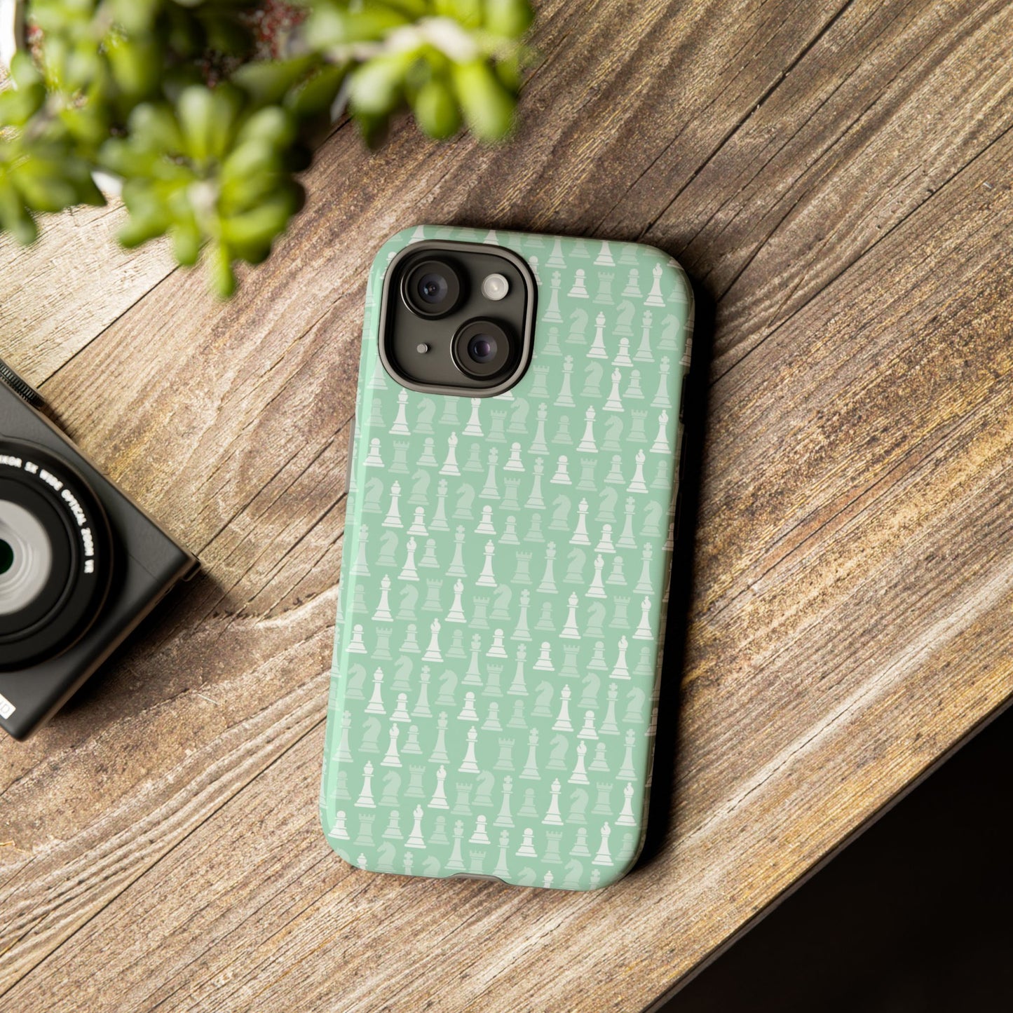 Chess Phone Case - Muted Mint