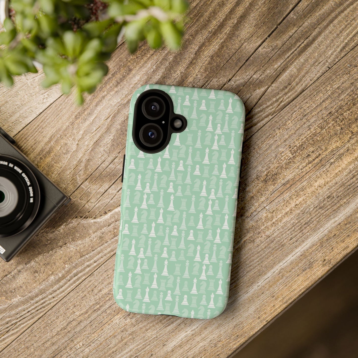 Chess Phone Case - Muted Mint