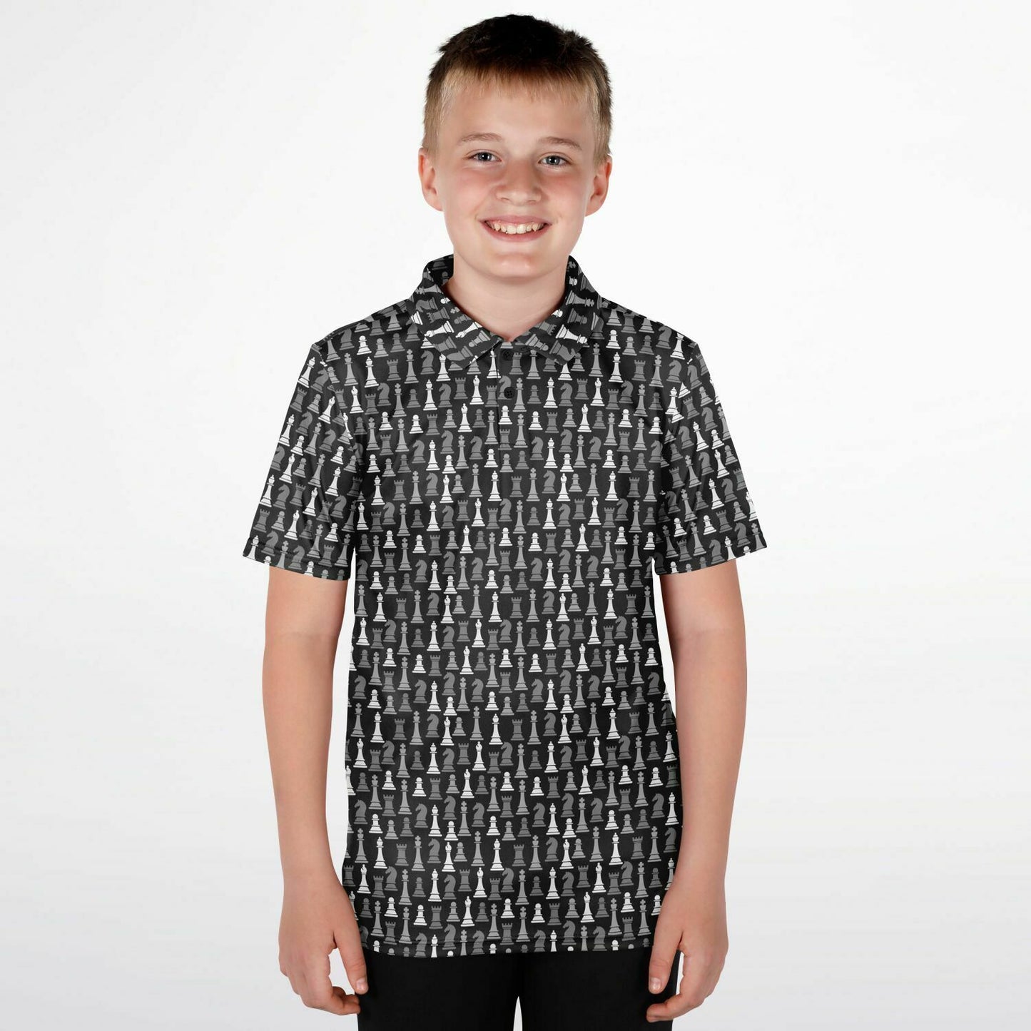 Youth Polo Shirt - Black