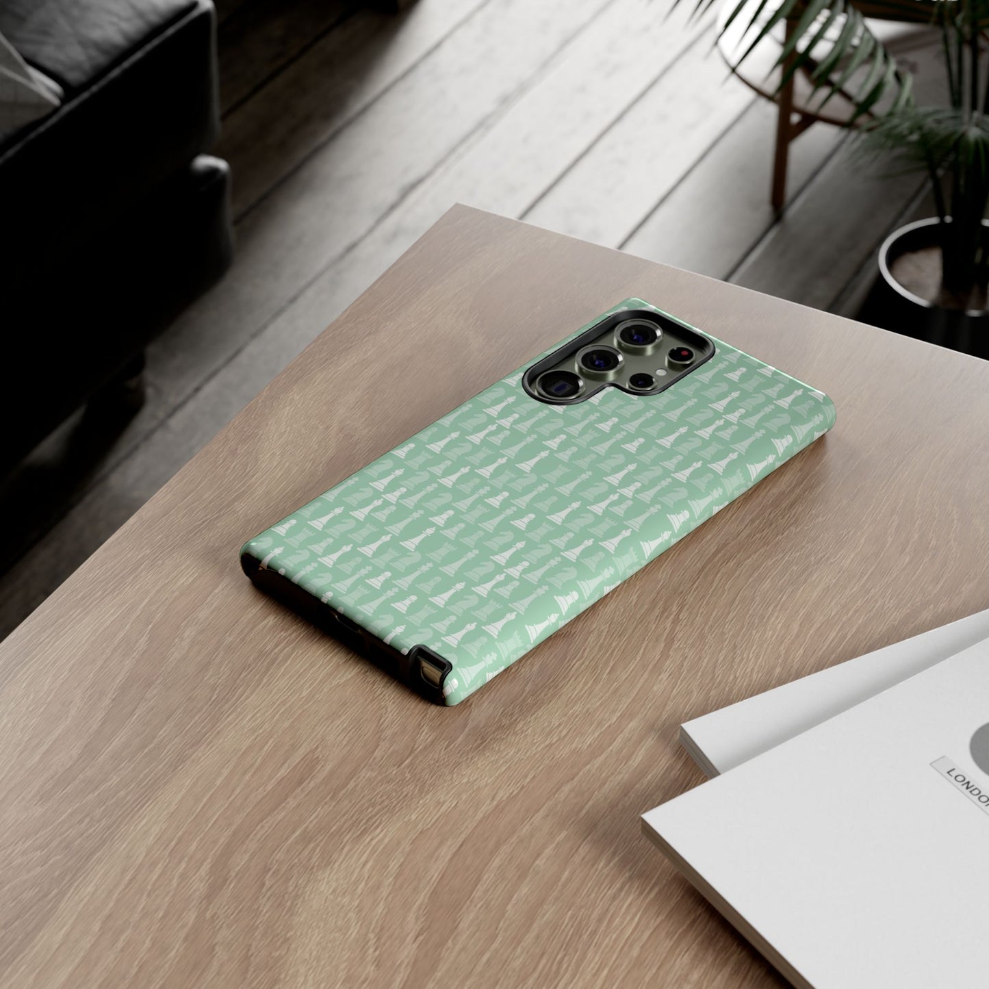 Chess Phone Case - Muted Mint