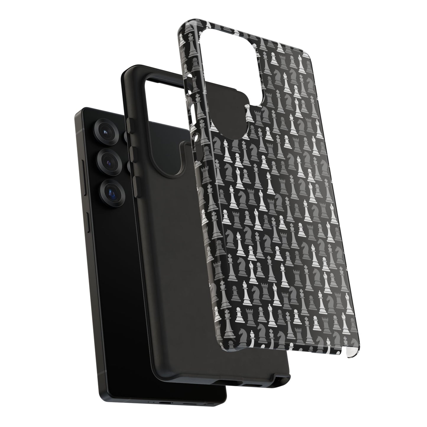 Chess Phone Case - Bold Black