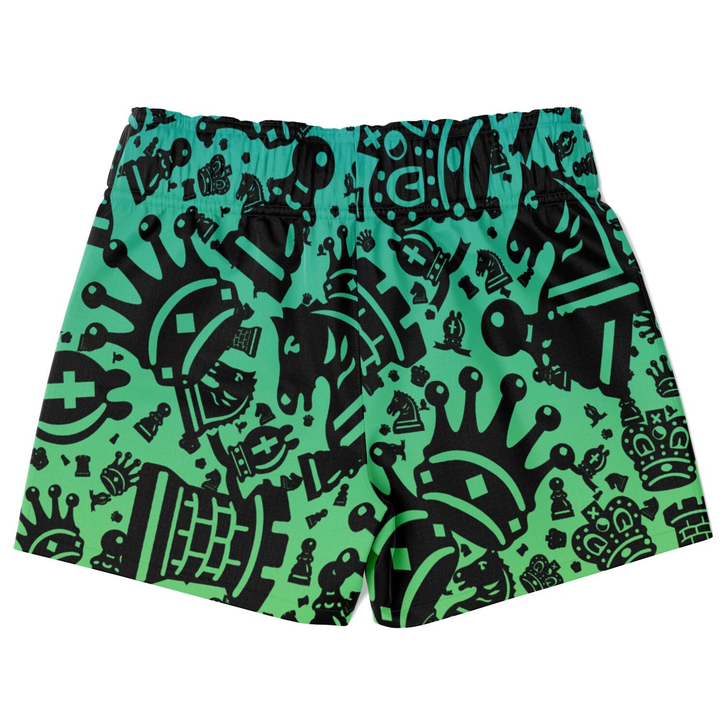 Kids Swim Trunks - Blue and Green