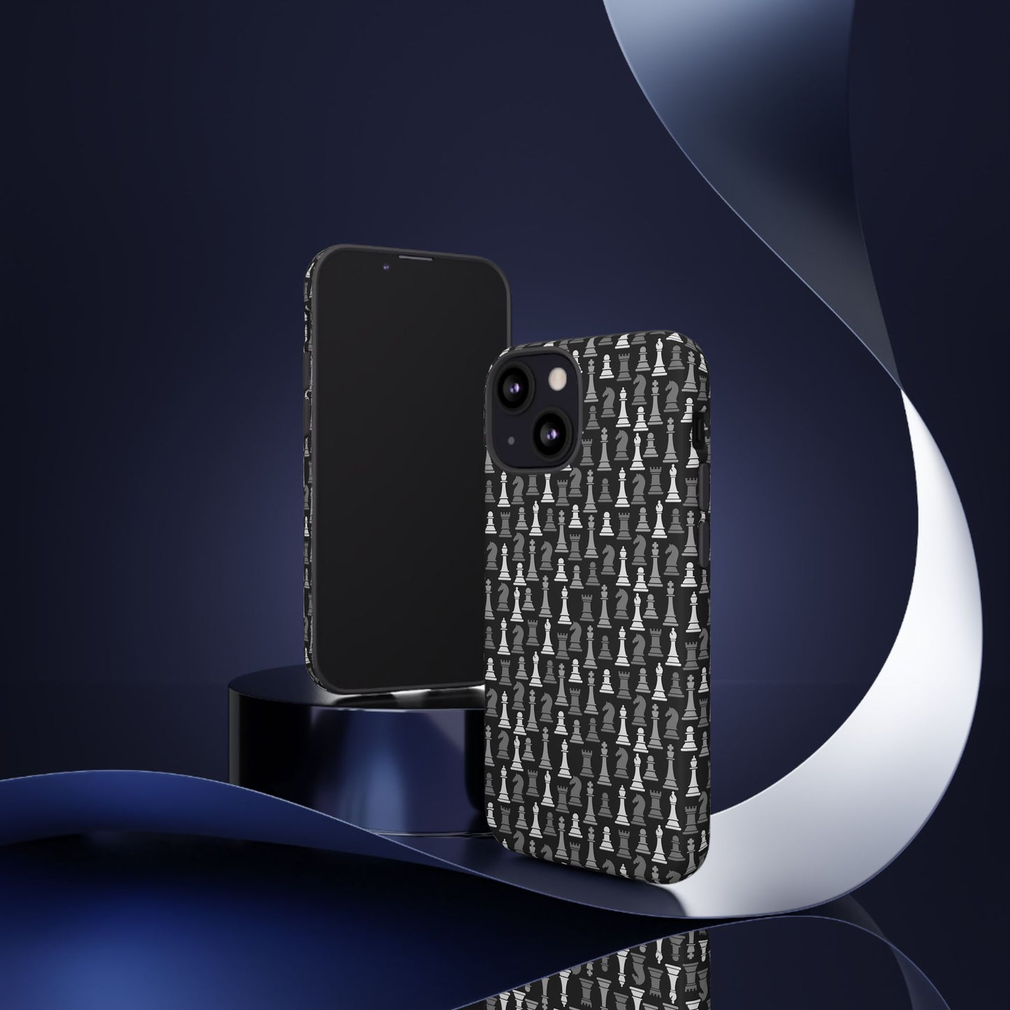 Chess Phone Case - Bold Black