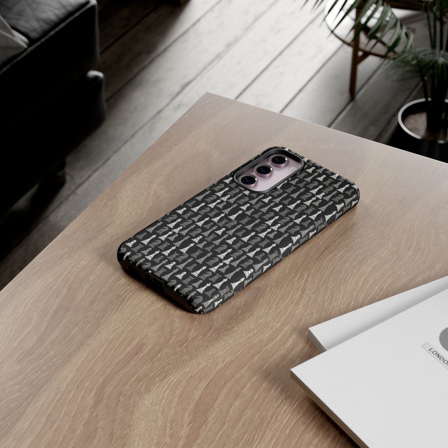 Chess Phone Case - Bold Black