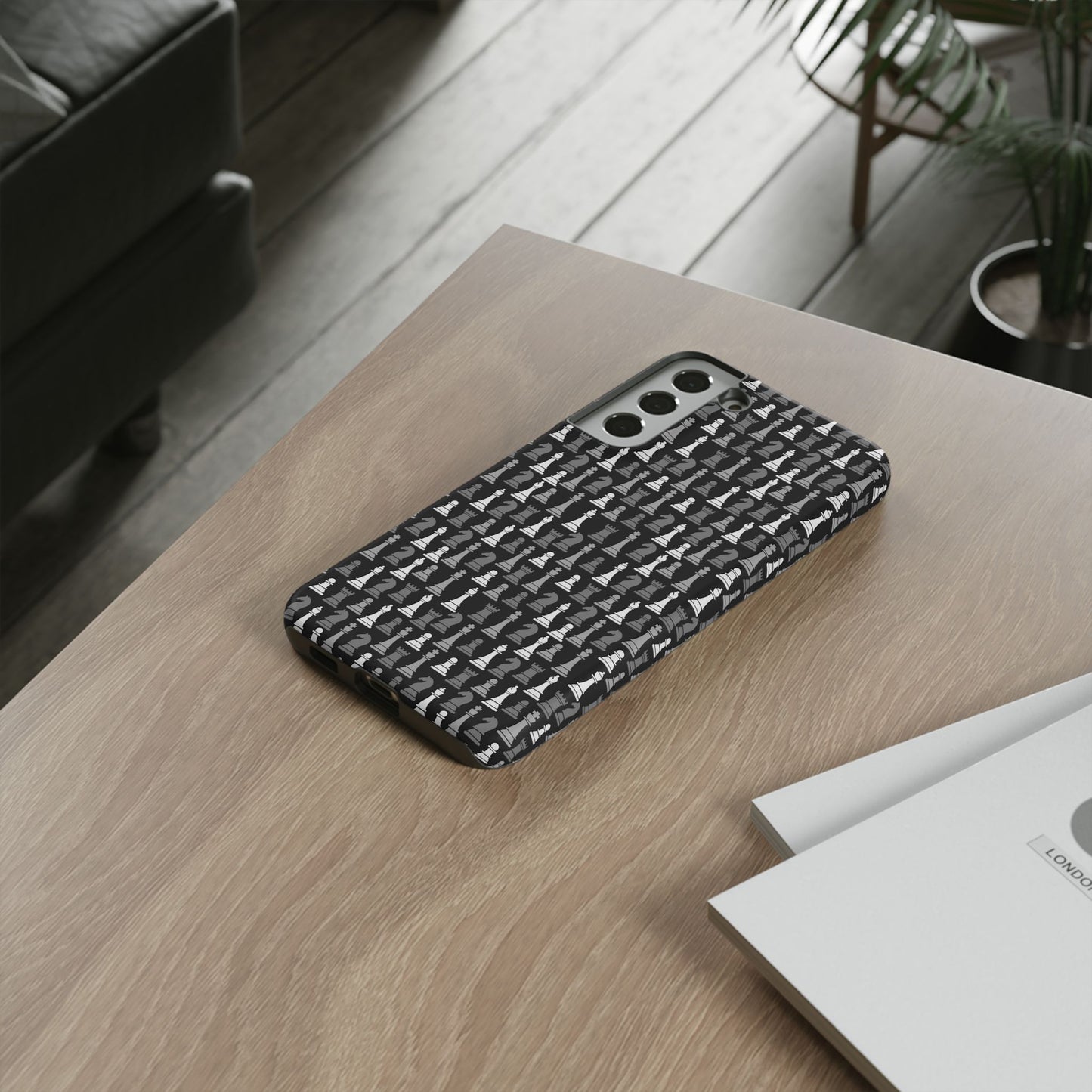 Chess Phone Case - Bold Black