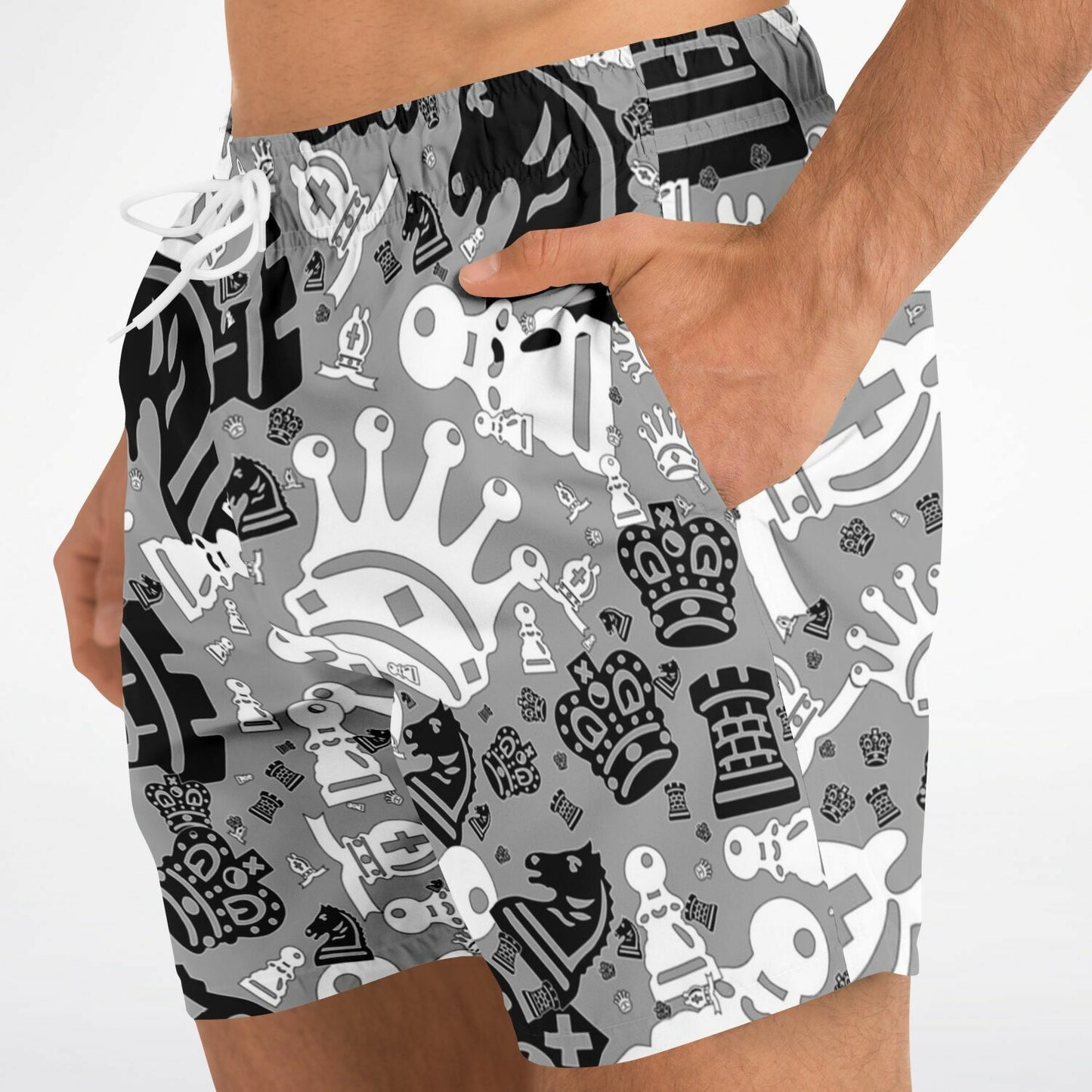 Men's Swim Trunks - Bold Gray