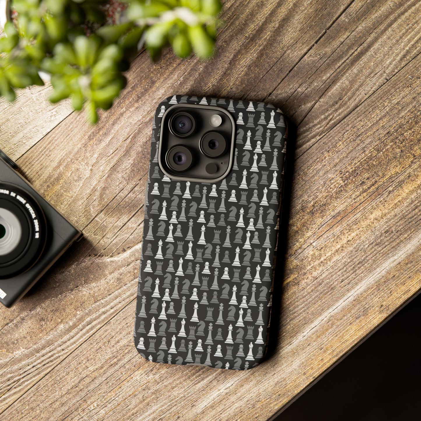 Chess Phone Case - Bold Black